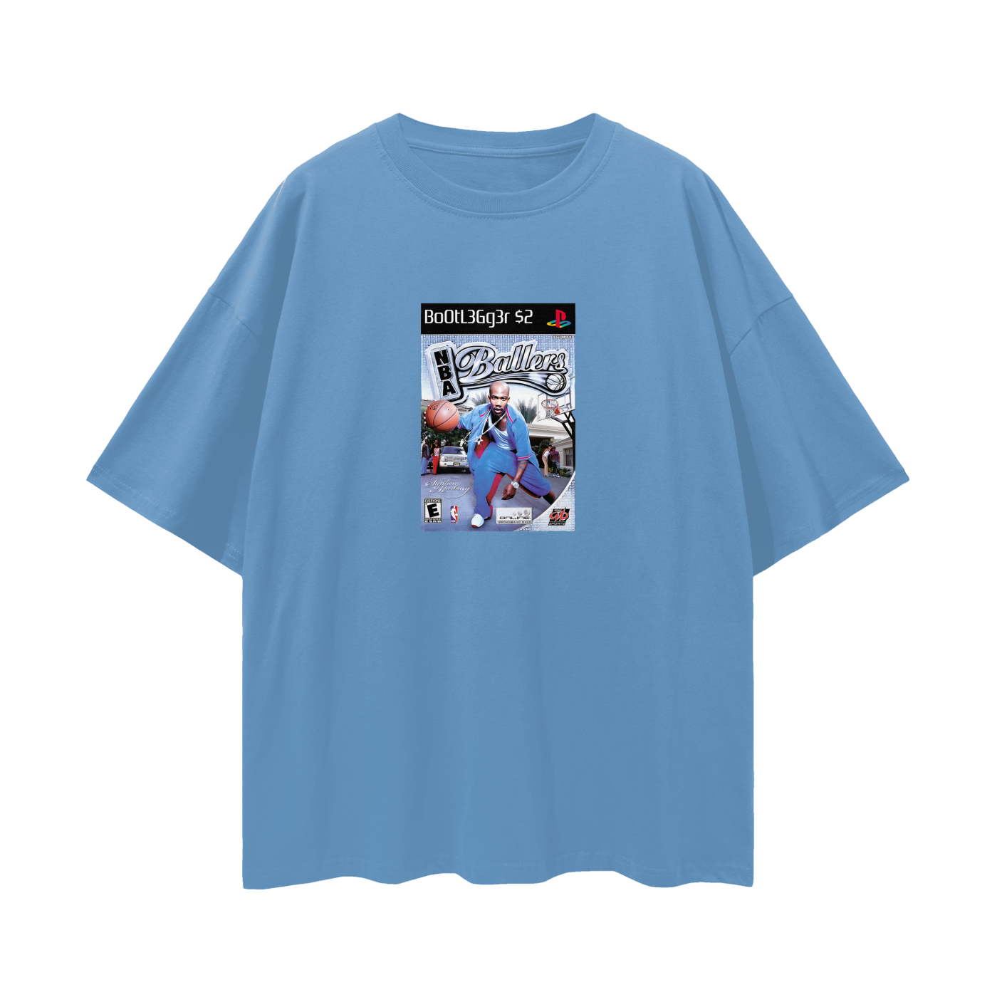 PlayStation 2 NBA Ballers PS2 Video Game Disc Tee