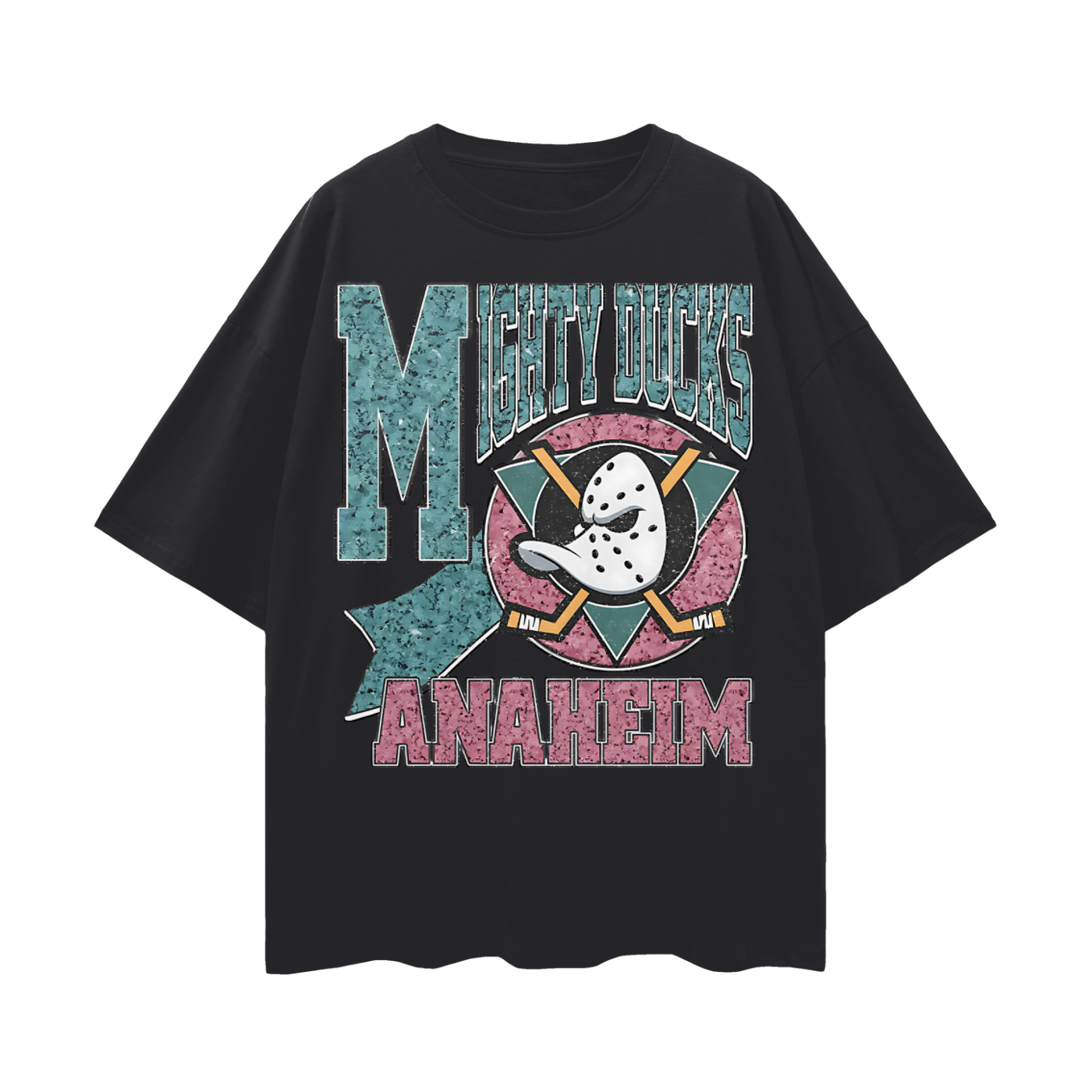 Vintage Like Mighty Ducks Graphic Oversized T Shirt