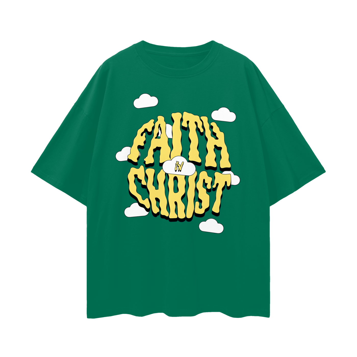 Religious Have Faith In Christ Y2K Vintage Like Graphic Oversized T Shirt
