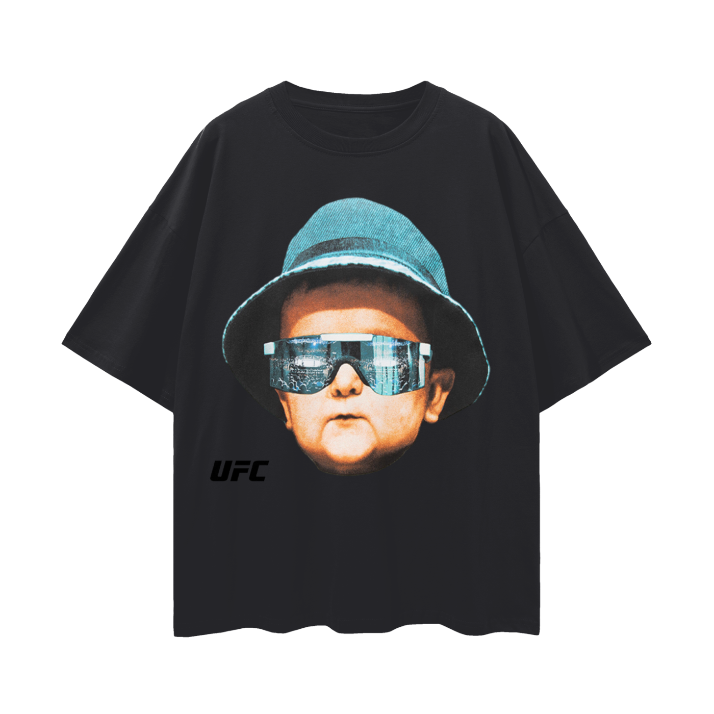 Vintage Like UFC Hasbulla Graphic Oversized T Shirt