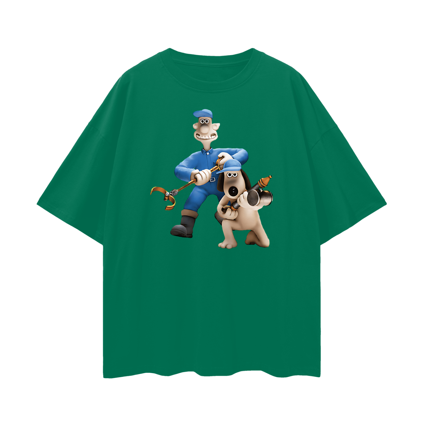 Vintage Like Wallis & Gromit Movie Oversized T Shirt