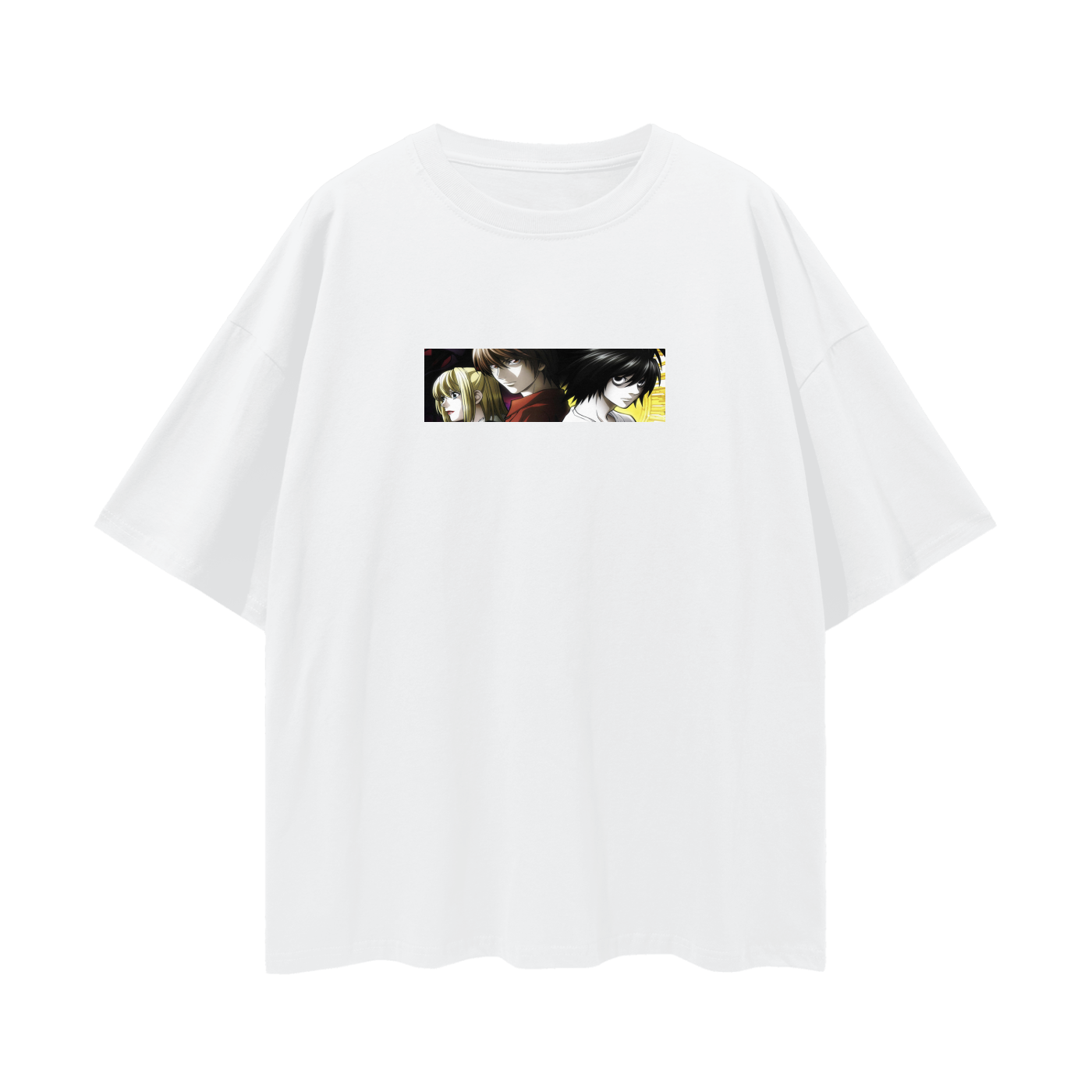 Death Note Anime Box Logo Oversized T Shirt
