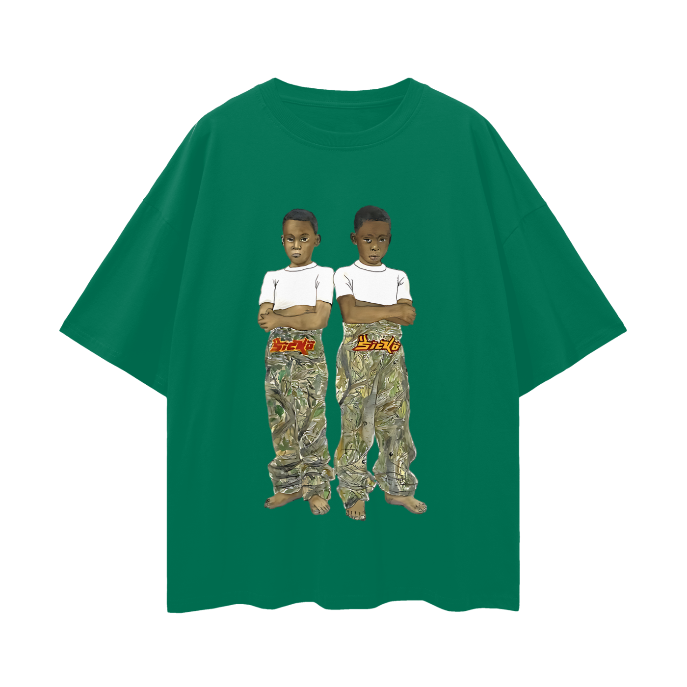 Vintage Like Sicko Oversized T Shirt