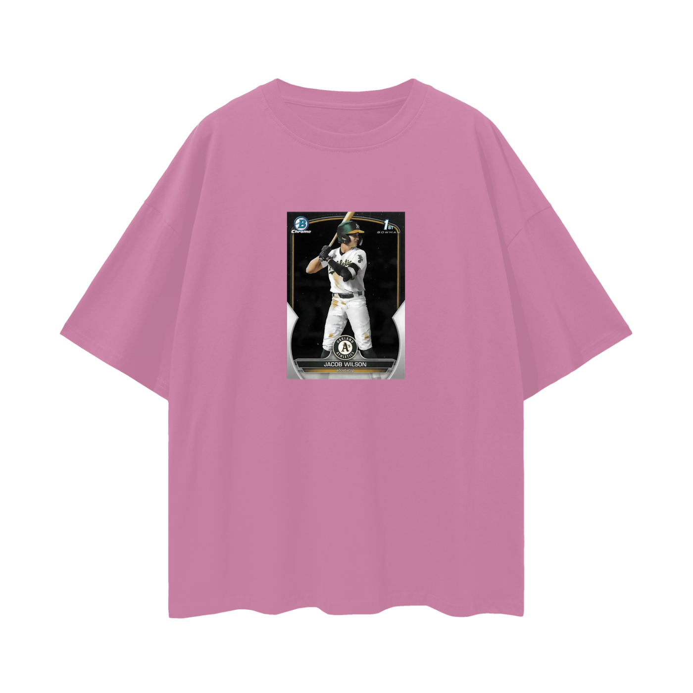 Jacob Wilson Athletics 1st Bowman T Shirt Vintage Like Graphic Oversized T Shirt
