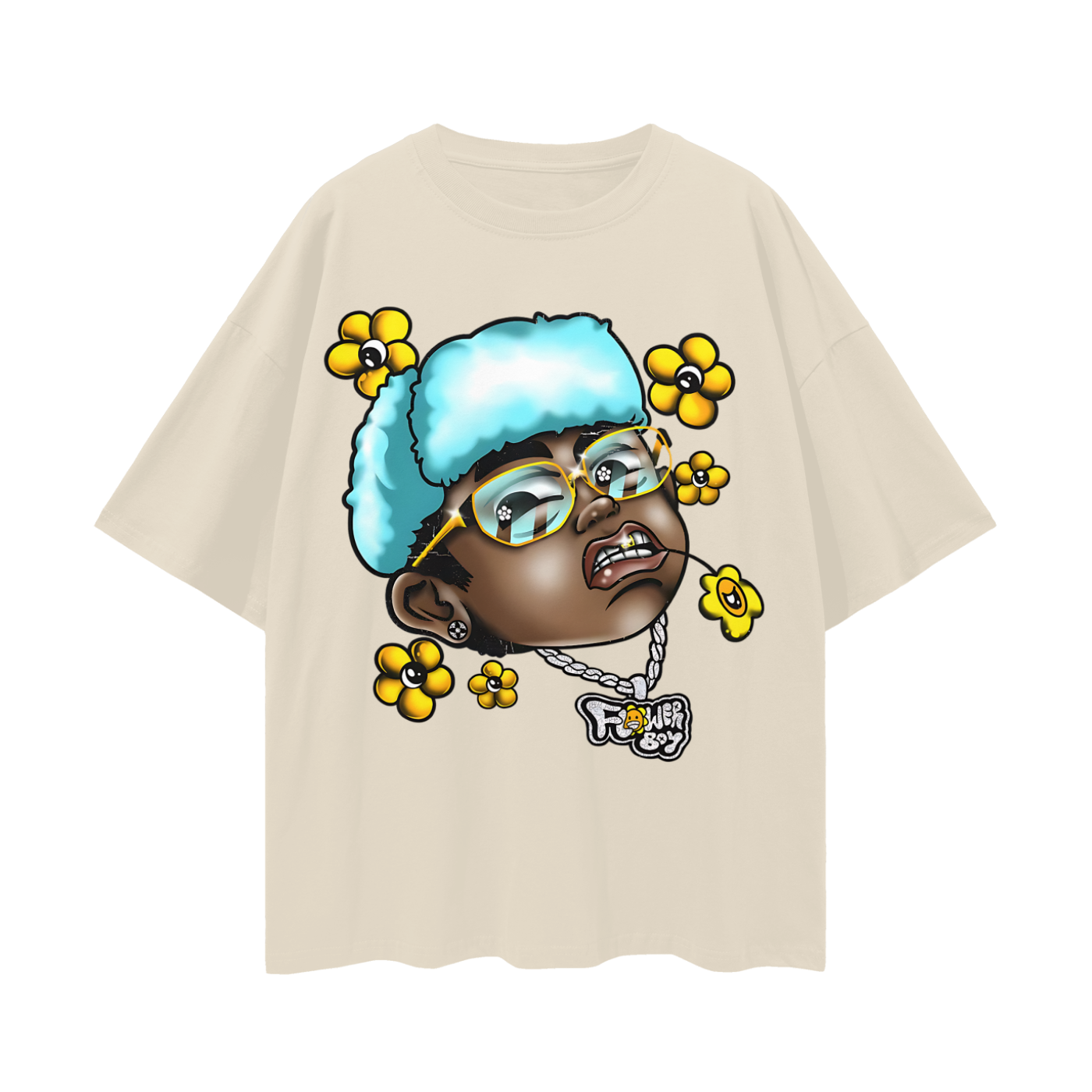 Tyler The Creator Call Me If You Get Lost Graffiti Graphic Oversized T Shirt