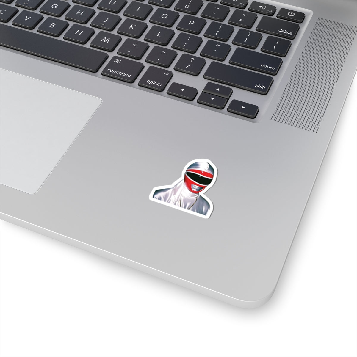 Red Power Ranger Durag Funny Sticker