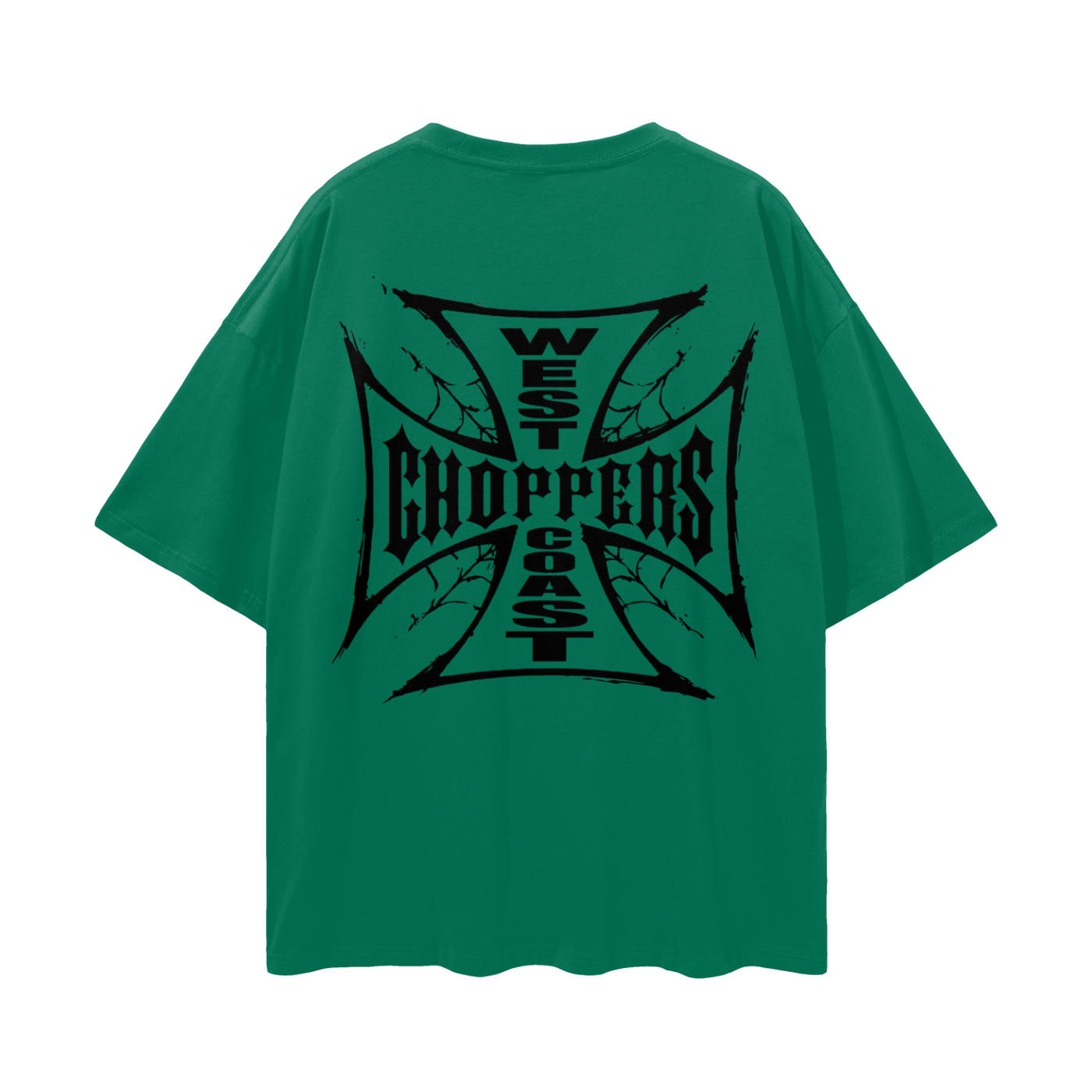 Vintage/Y2K Style West Coast Choppers Web Oversized T Shirt