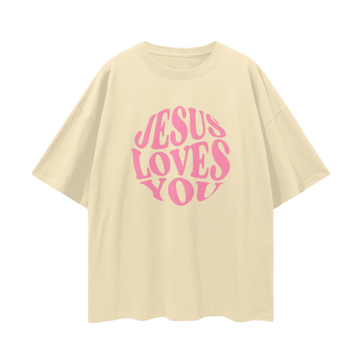 Religious Vintage/Y2K Jesus Loves You Oversized T Shirt