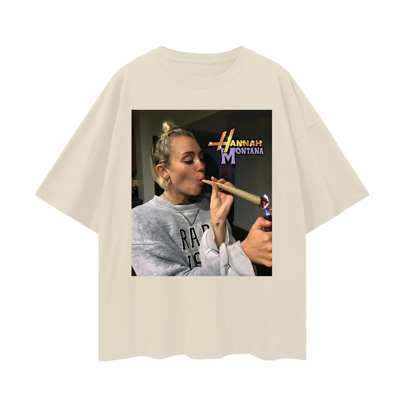 Hannah Montana 4/20 Funny Oversized T Shirt