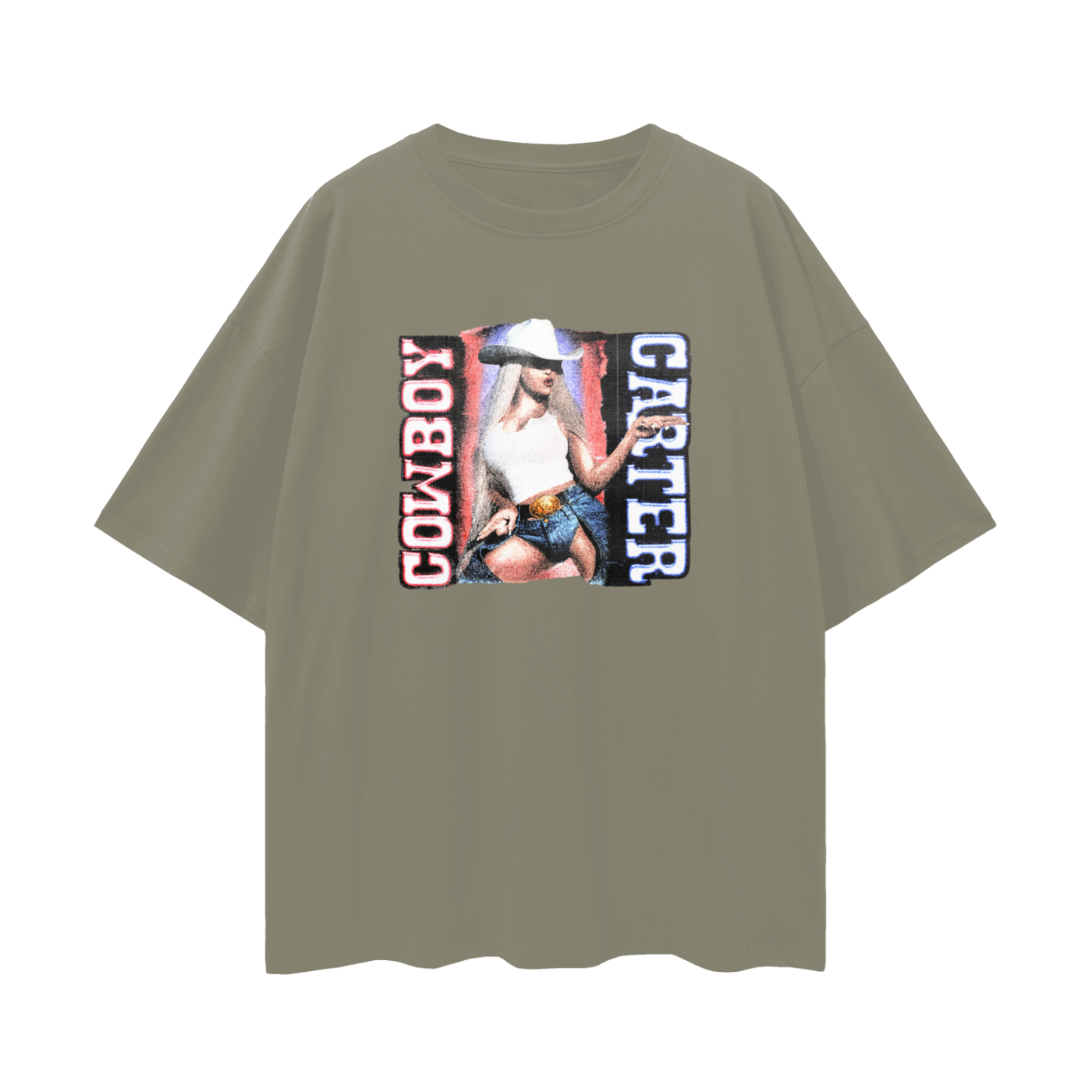 Vintage Like Beyonce Cowboy Carter Graphic Oversized T Shirt