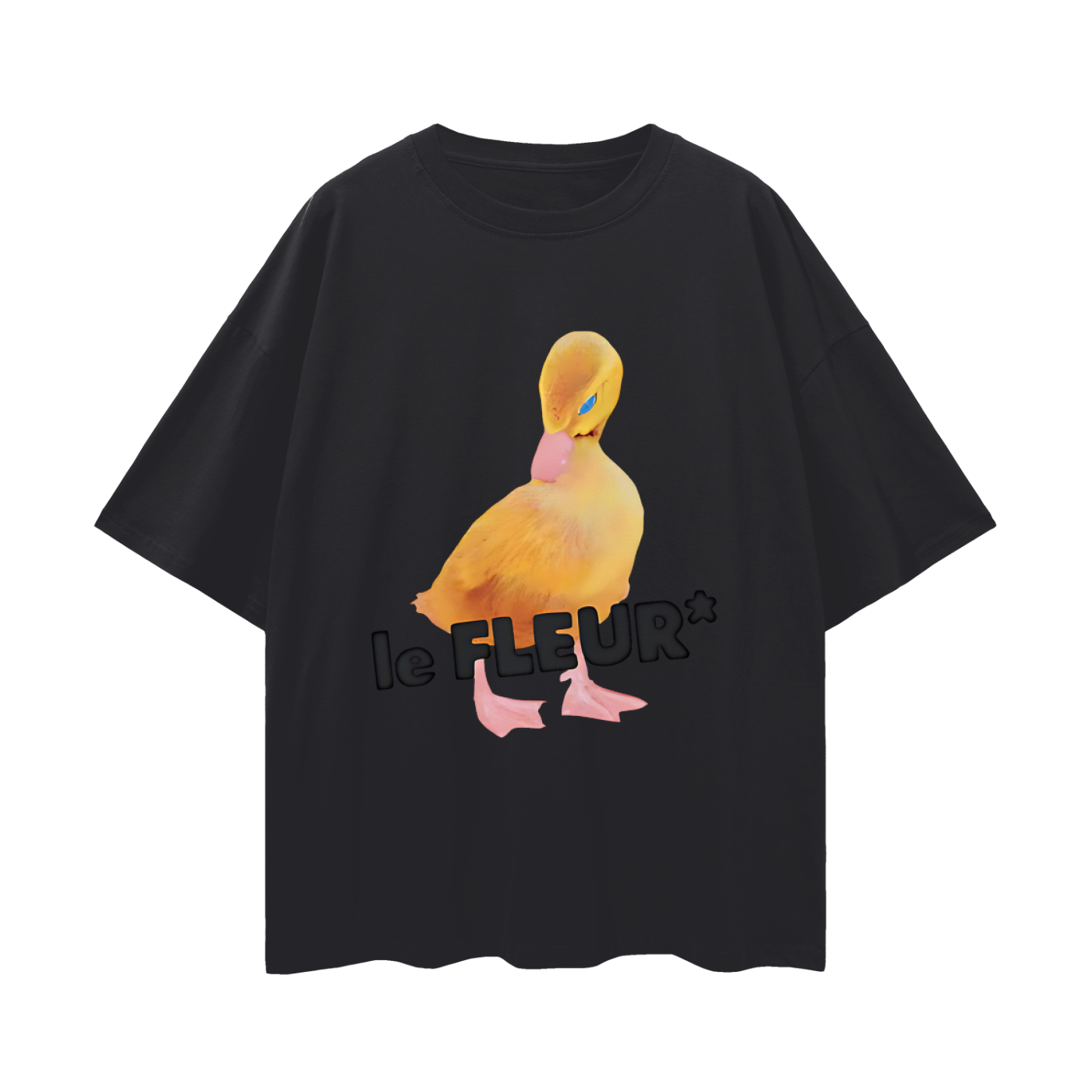 Vintage Like Tyler Le Fleur Duck Graphic Oversized T Shirt