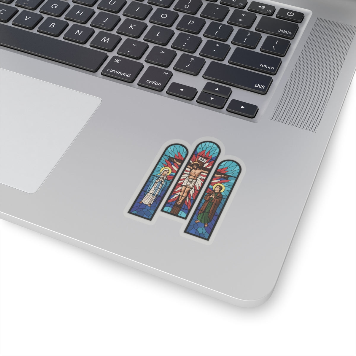 Religious Jesus Cathedral Glass Graphic Sticker