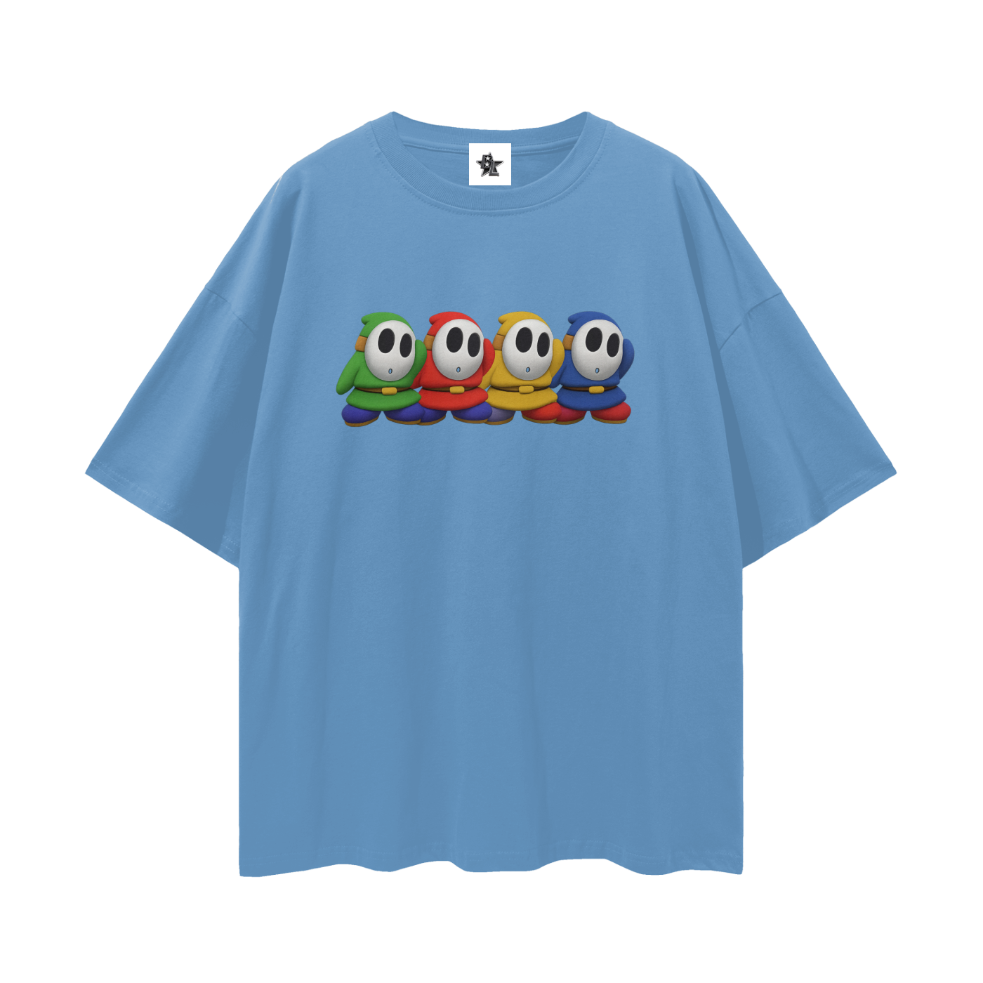 Vintage/Y2K Shy Guy Mario Character Oversized T Shirt