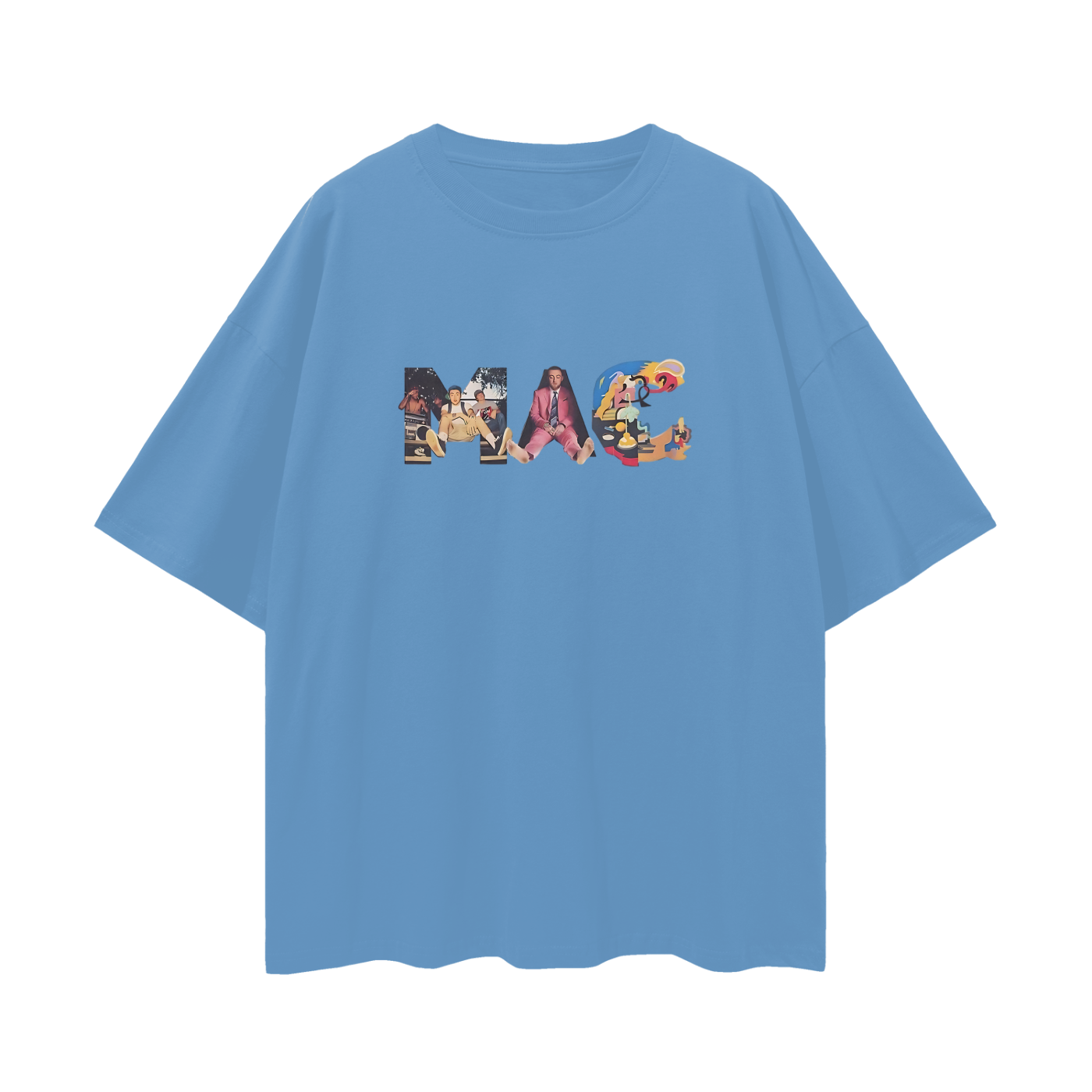 Mac Miller Album Spell Out Graphic Oversized T Shirt