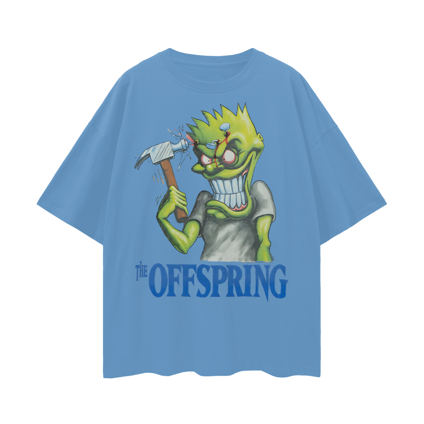 Vintage Like Offspring Hammer Oversized T Shirt
