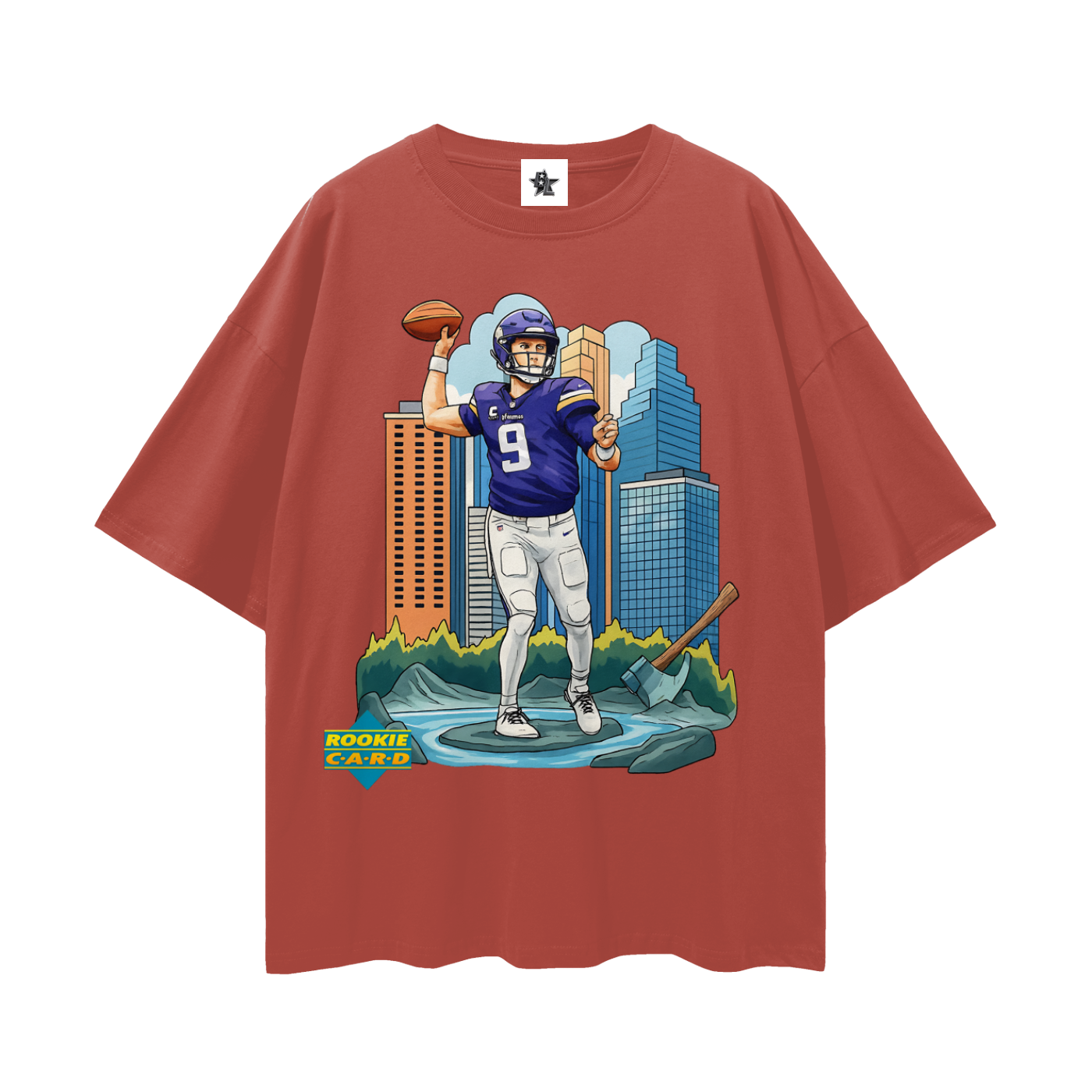 Vintage/Y2K JJ McCarthy Downtown Rookie Oversized T Shirt