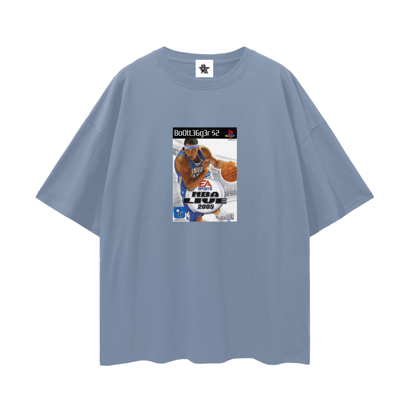 Vintage/Y2K PS2 Nba Live 2005 Bootlegger Oversized T Shirt