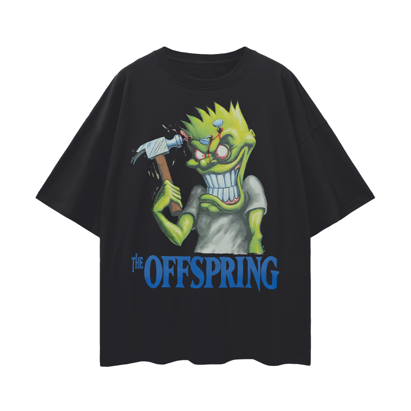 Vintage Like Offspring Hammer Oversized T Shirt