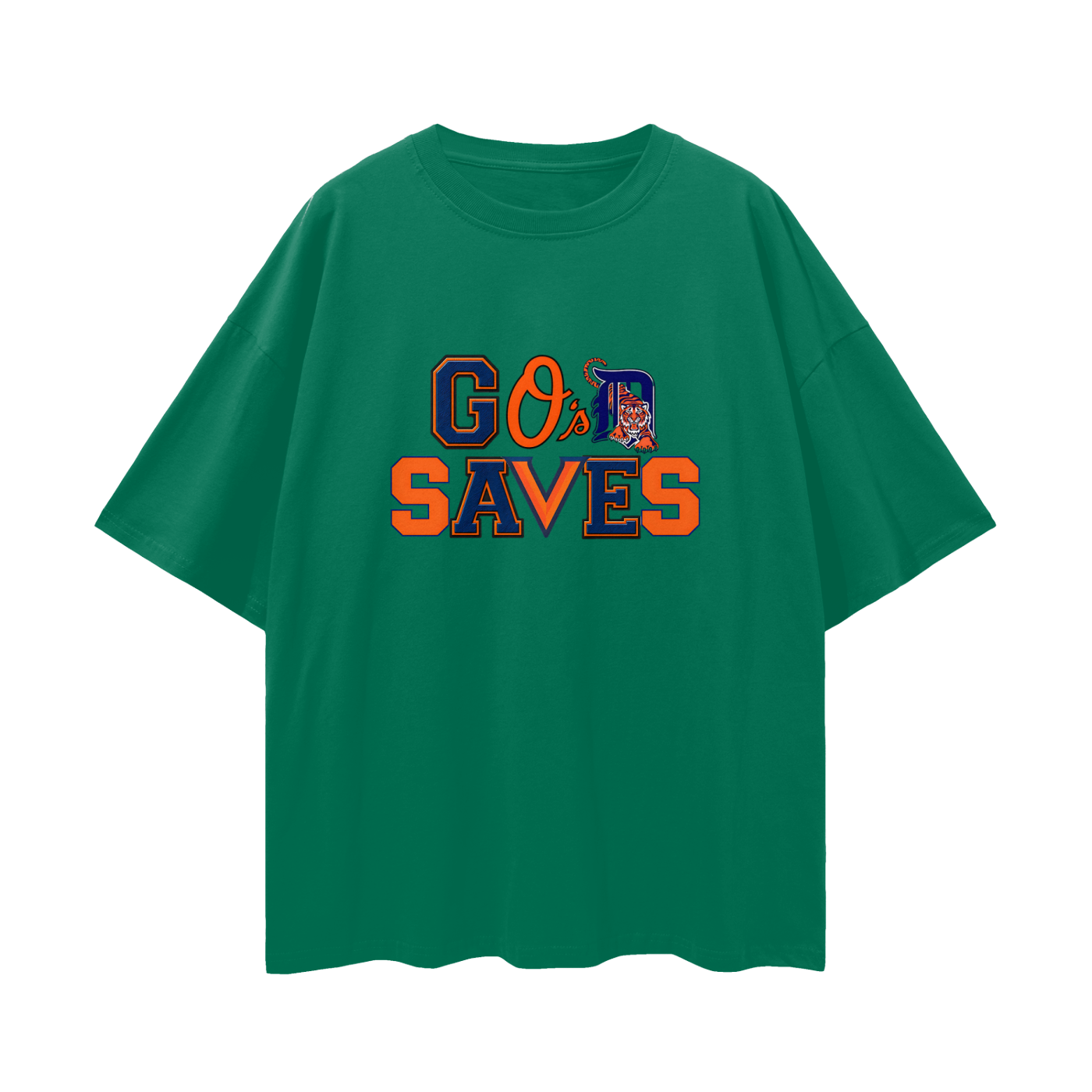 Religious God Saves Sport Logos Like Graphic Oversized T Shirt