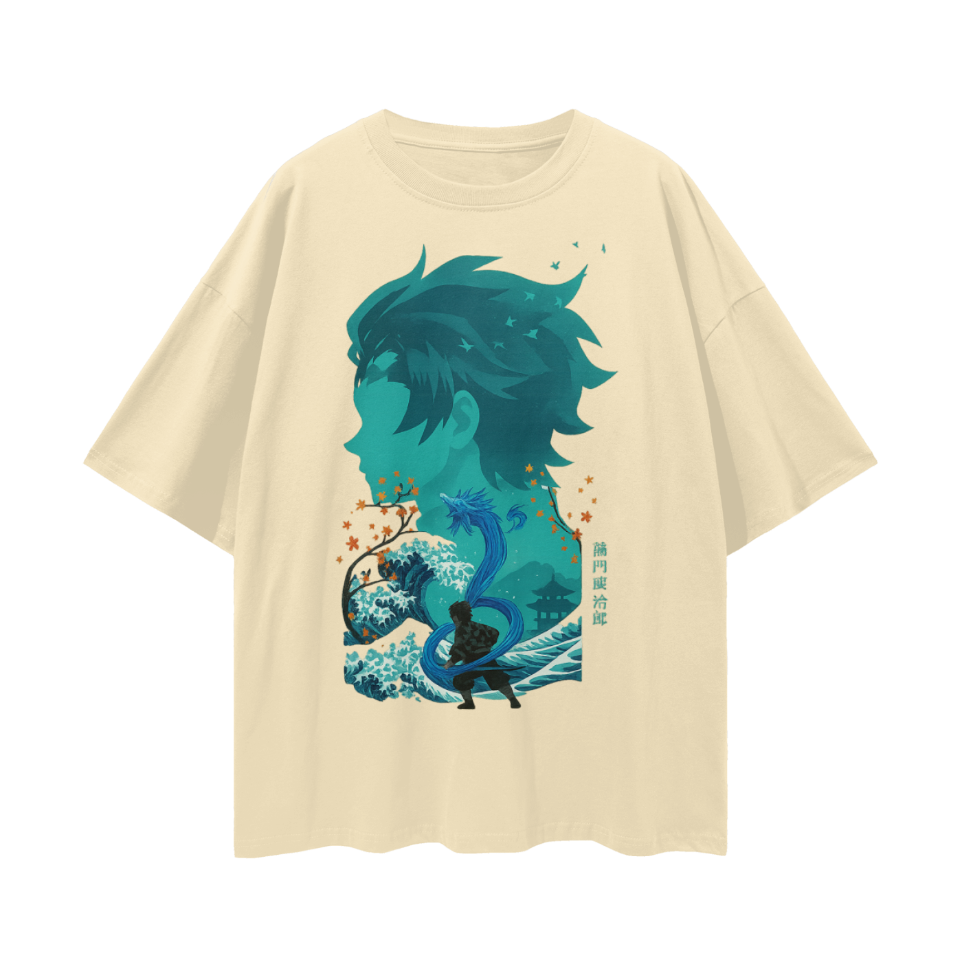 Vintage/Y2K Demon Slayer Anime Oversized T Shirt