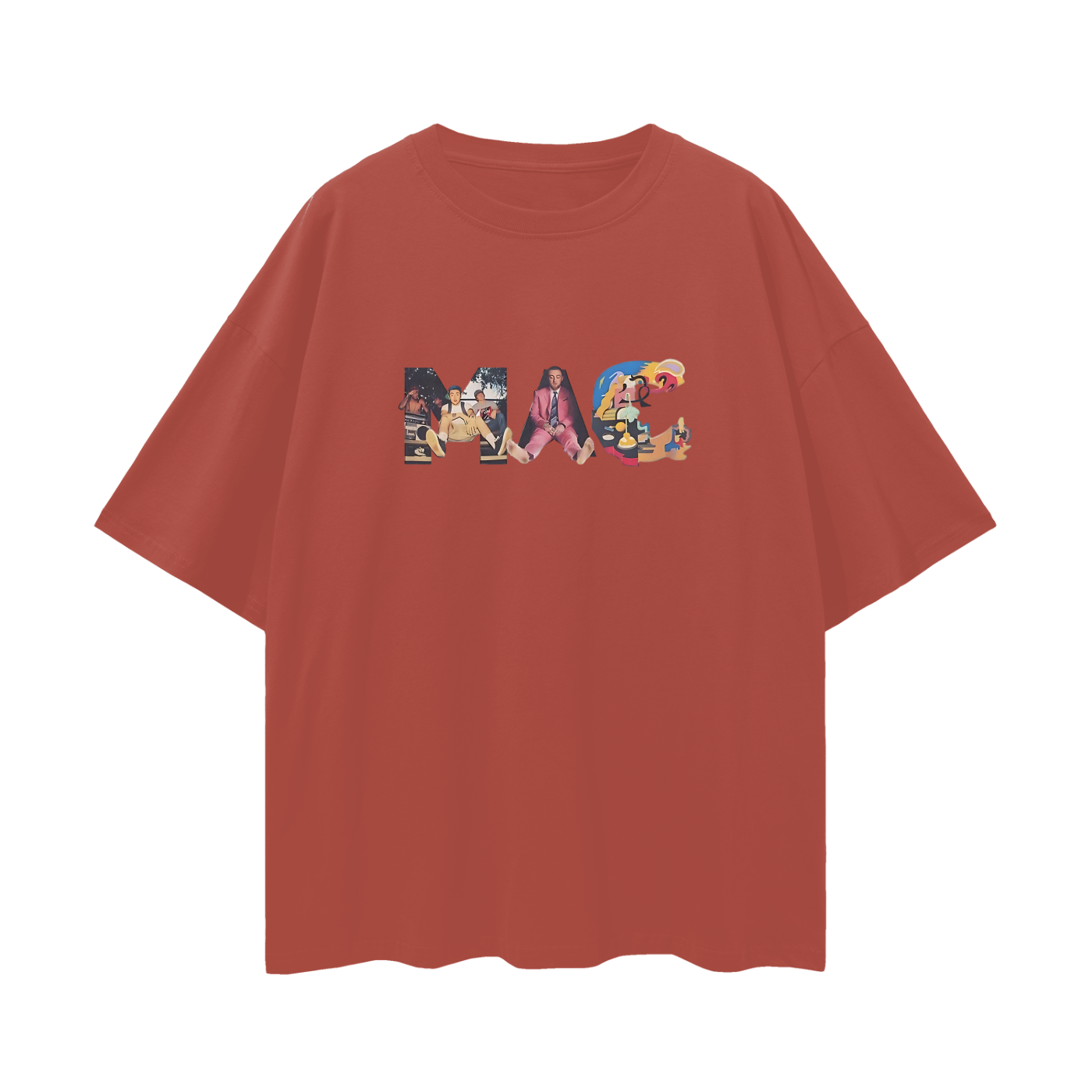 Mac Miller Album Spell Out Graphic Oversized T Shirt