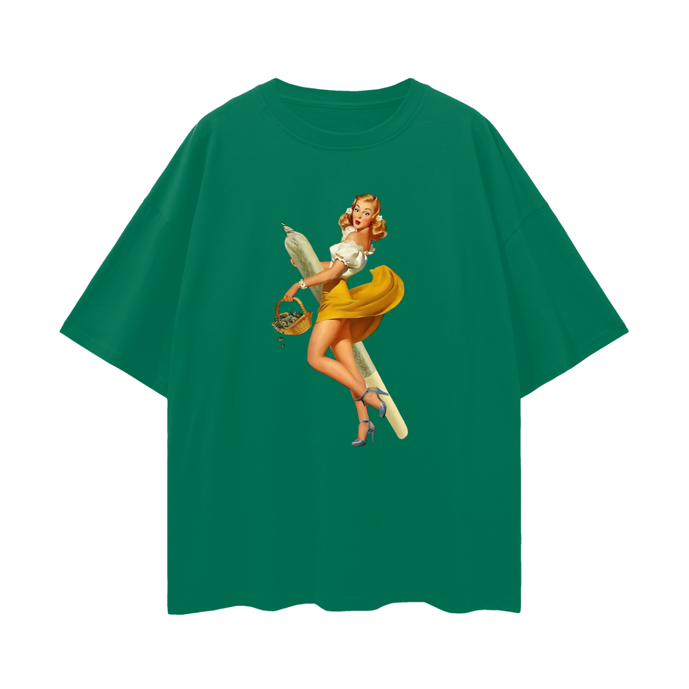Vintage Like Women 4/20 Oversized T Shirt