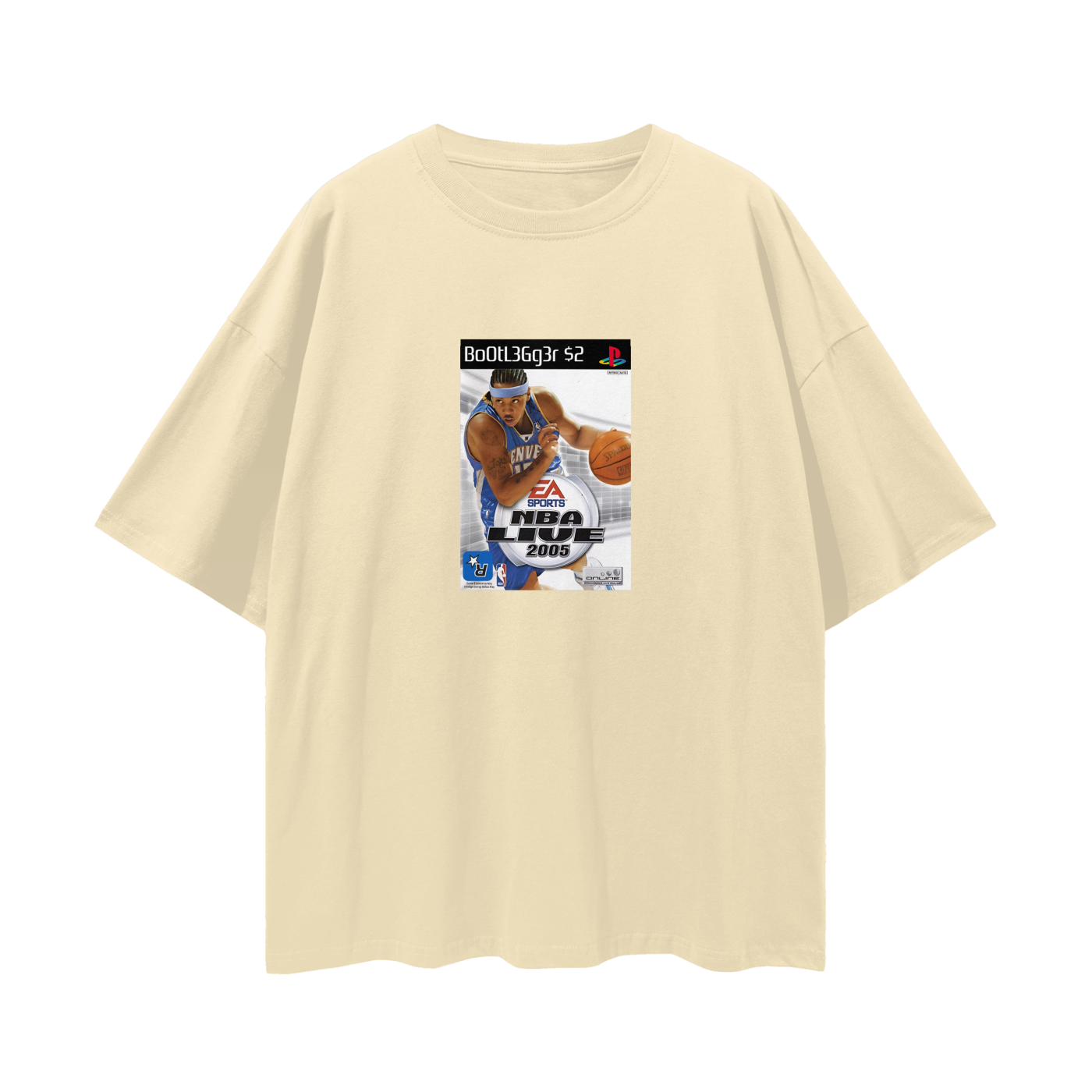 Vintage/Y2K PS2 Nba Live 2005 Bootlegger Oversized T Shirt