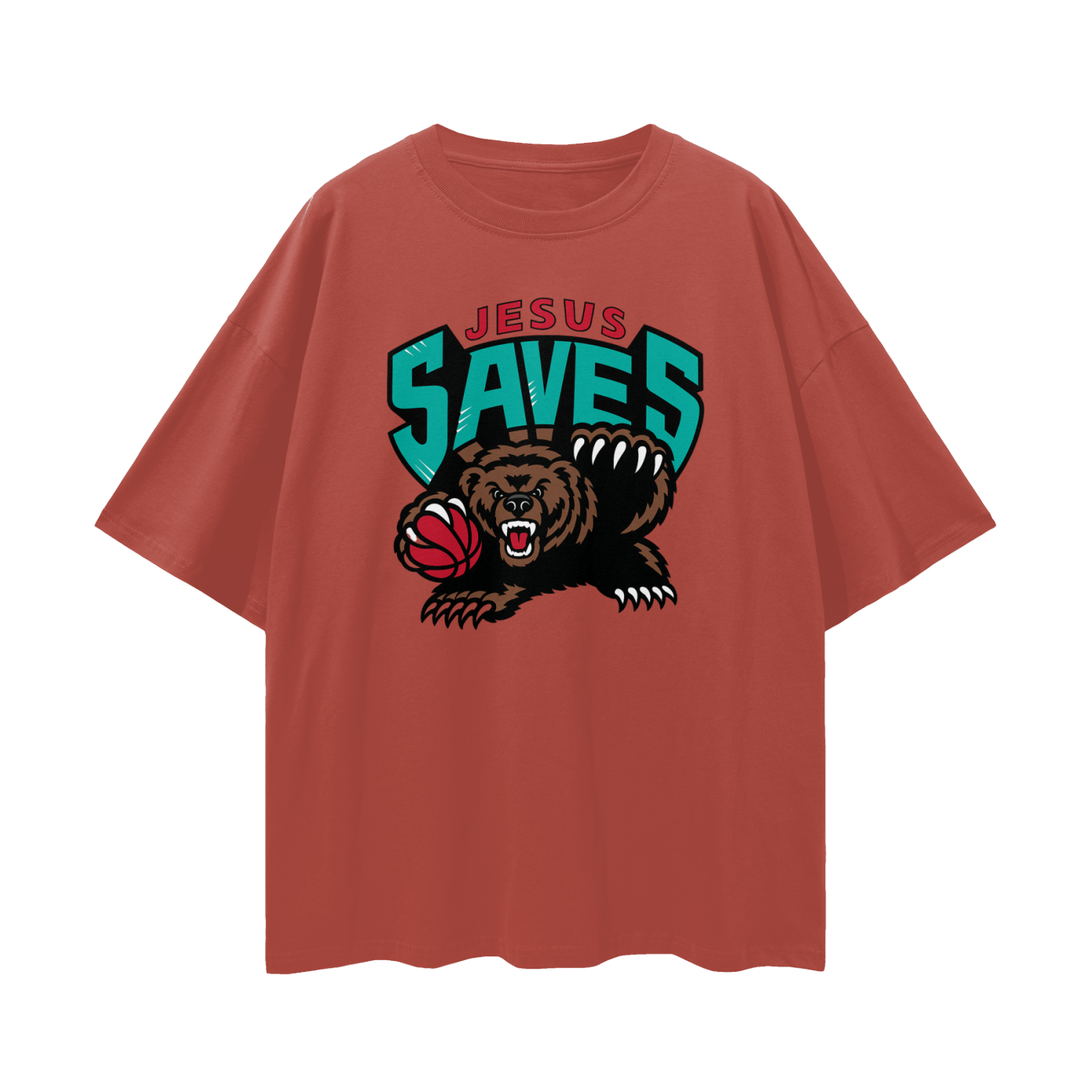 Religious Vintage/Y2K Jesus Saves Oversized T Shirt
