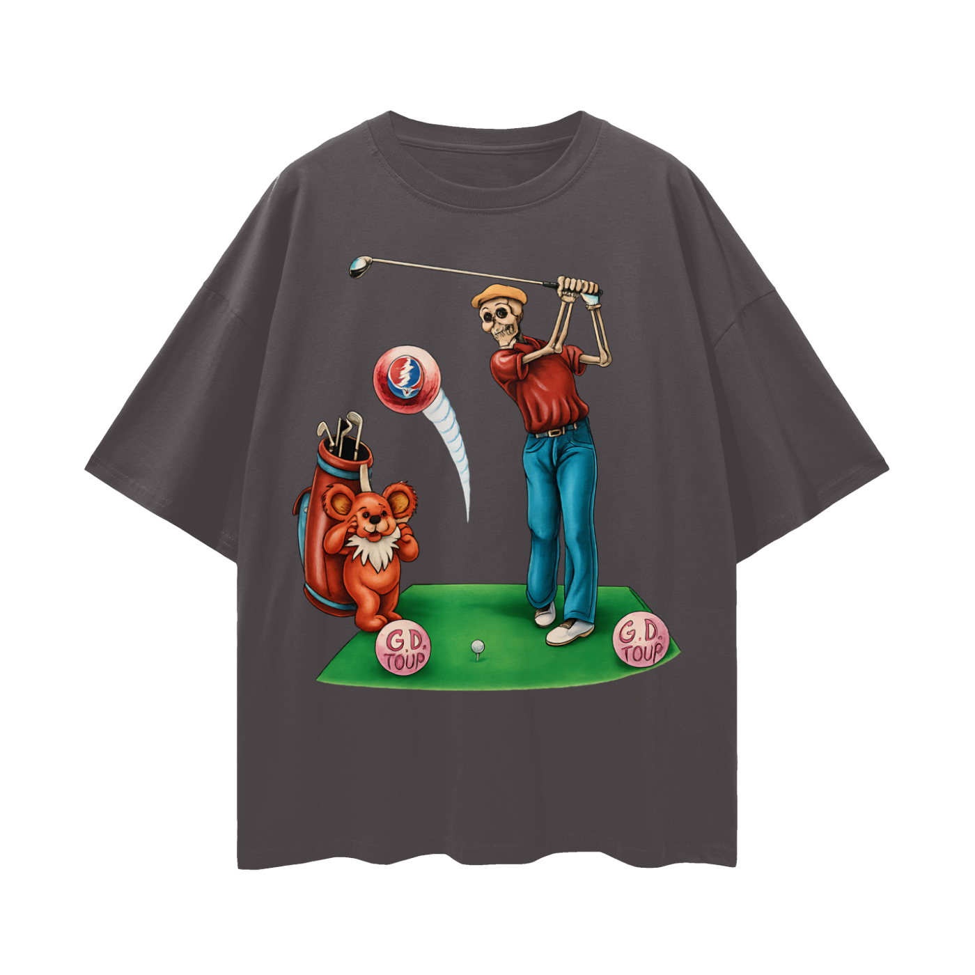 Vintage/Y2K Grateful Dead Golfing Oversized T Shirt