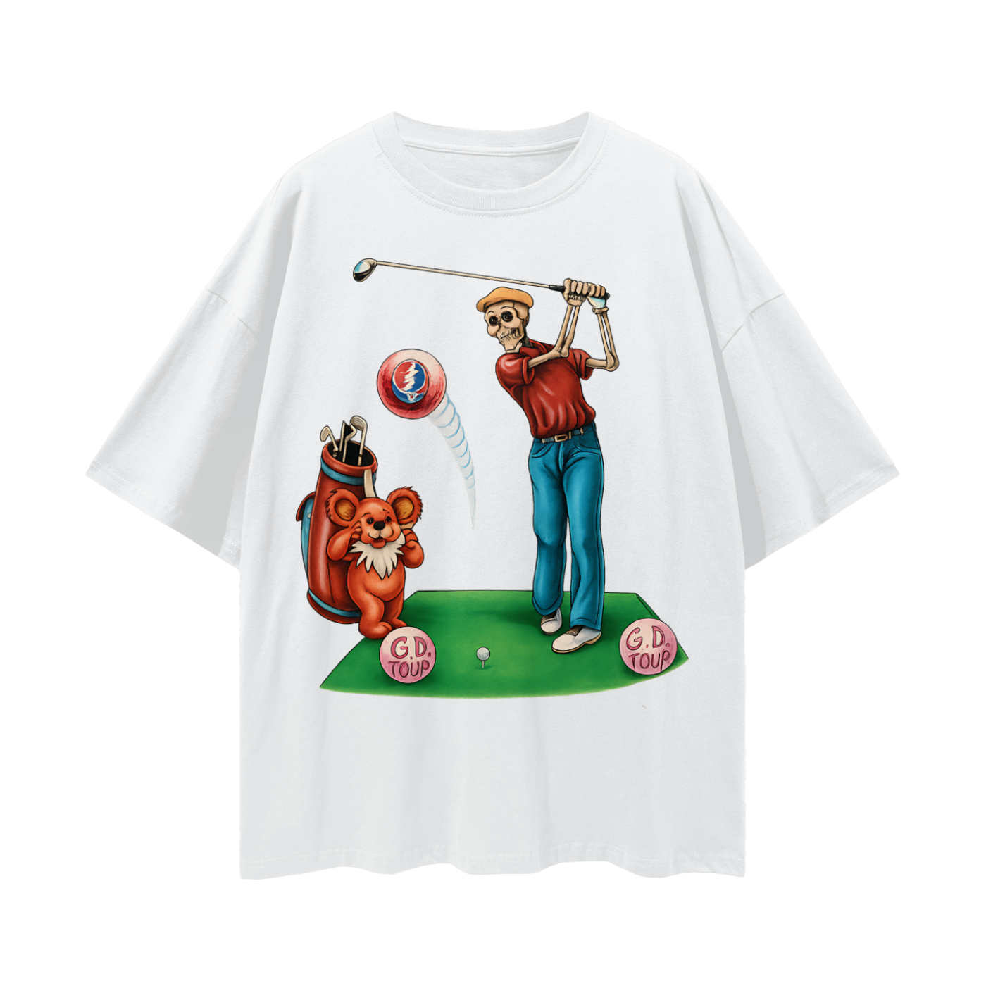 Vintage/Y2K Grateful Dead Golfing Oversized T Shirt