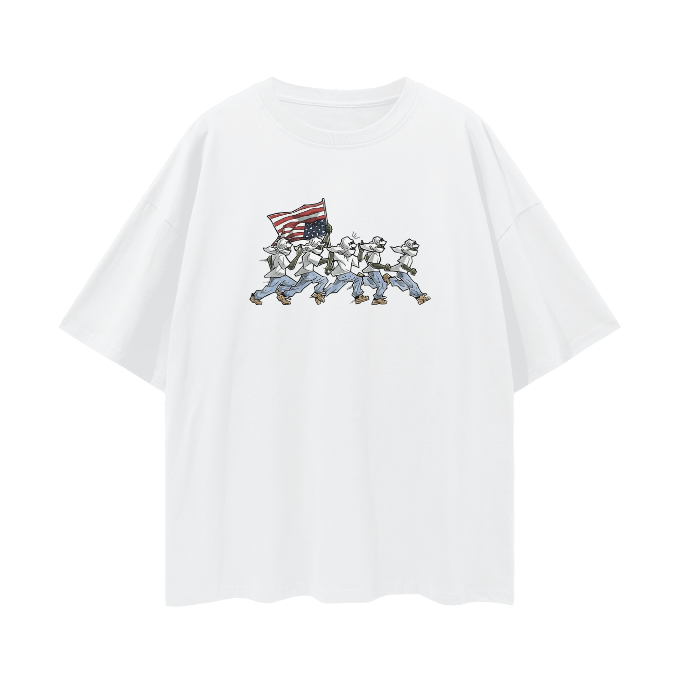 Asap Riot Running Man Oversized T Shirt