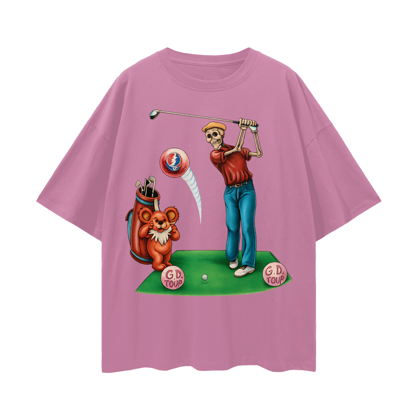 Vintage/Y2K Grateful Dead Golfing Oversized T Shirt