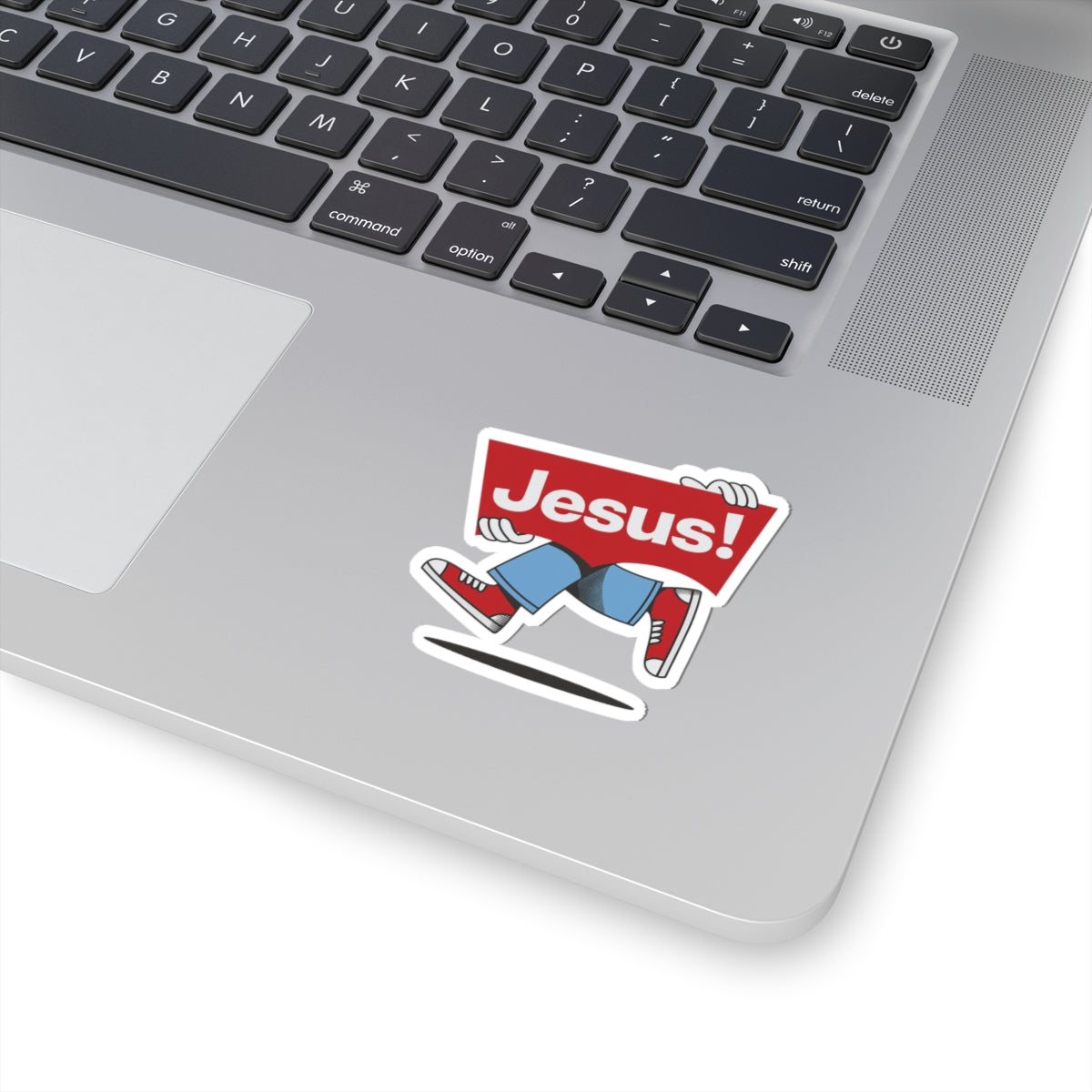 Religious Jesus Vintage Levi's Logo Like Sticker