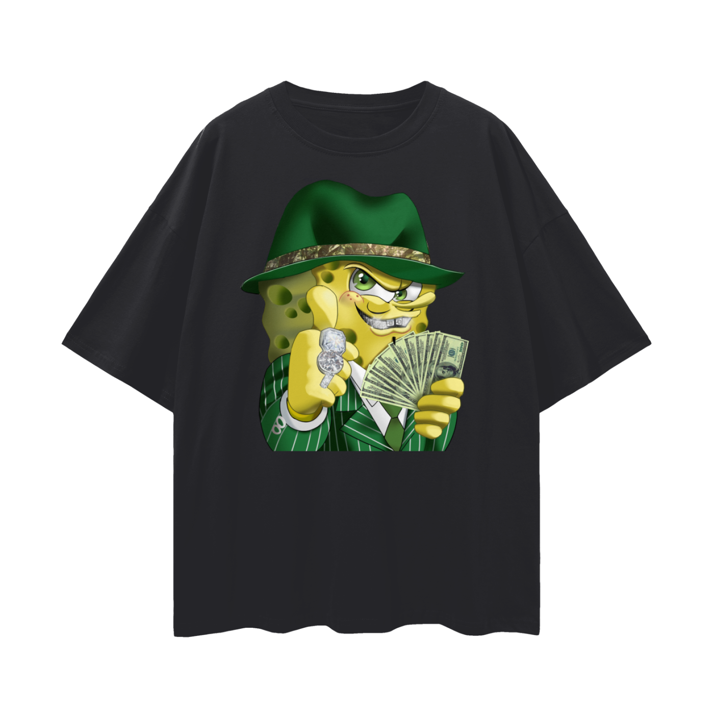 Vintage Like SpongeBob Gangster/Mob Oversized T Shirt