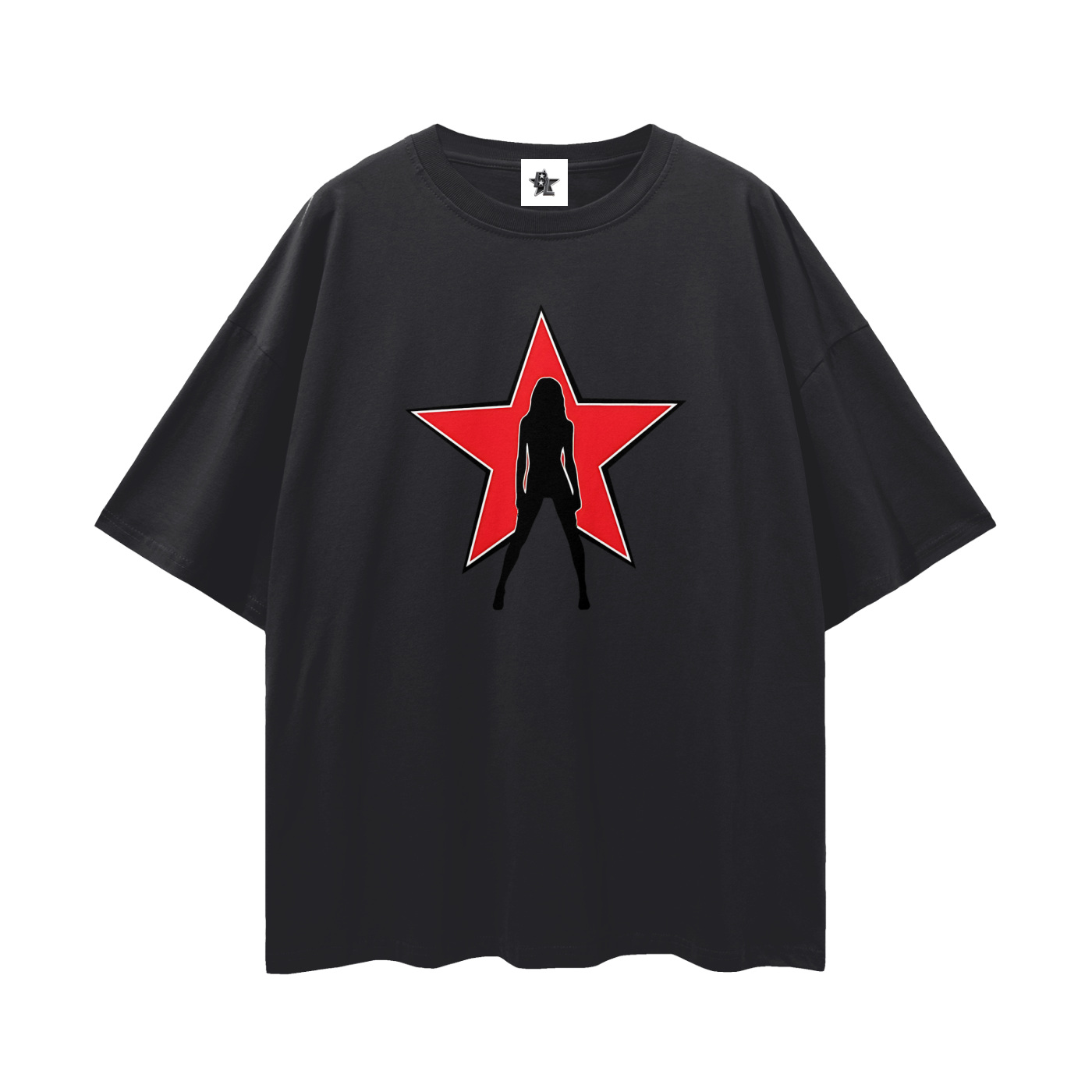 Vintage/Y2K Star Lady Oversized T Shirt