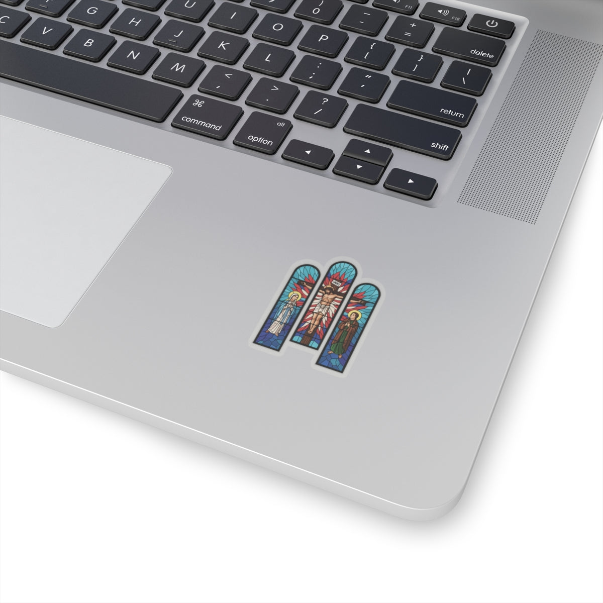 Religious Jesus Cathedral Glass Graphic Sticker