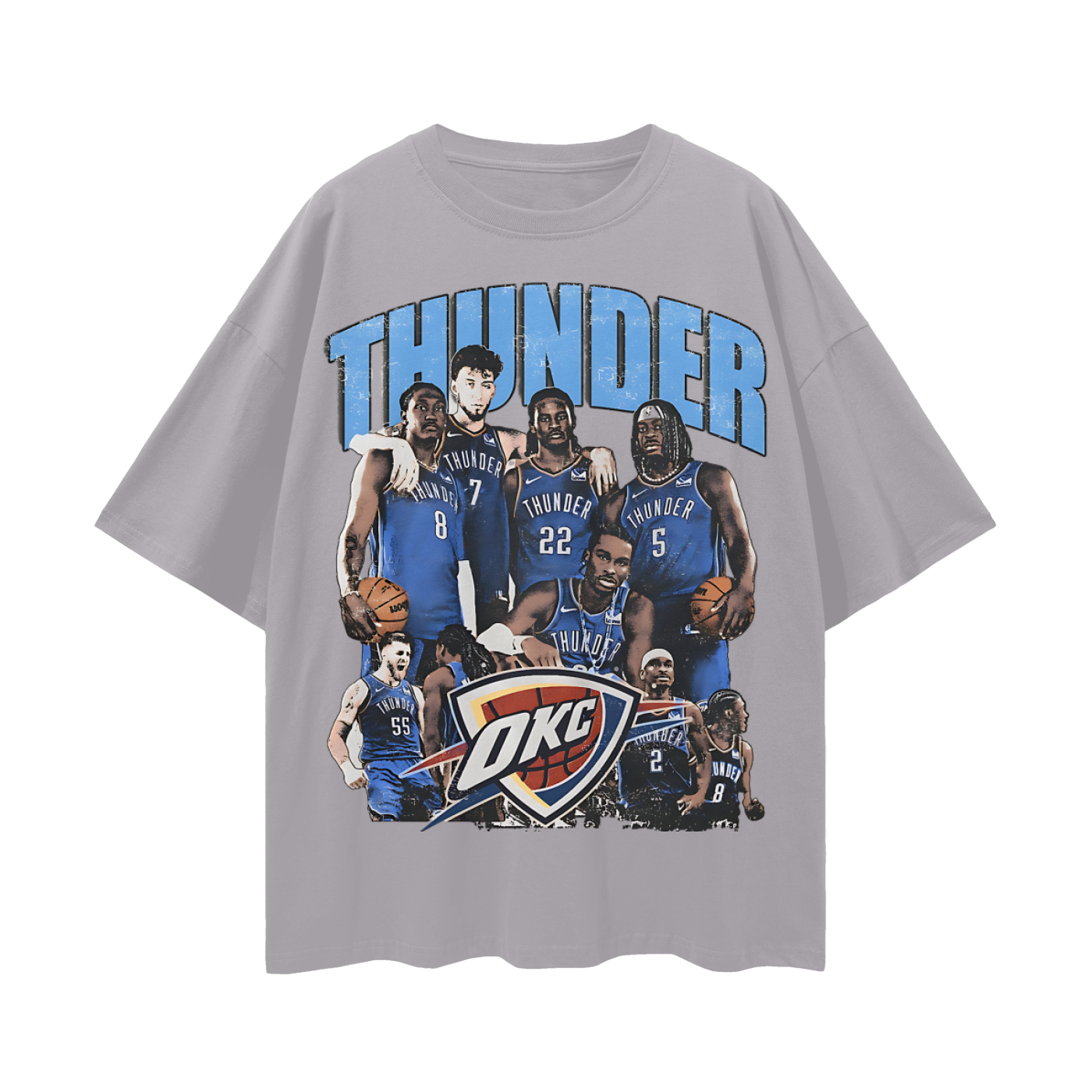 Oklahoma Thunder 90s Y2K Vintage Like Graphic Oversized T Shirt