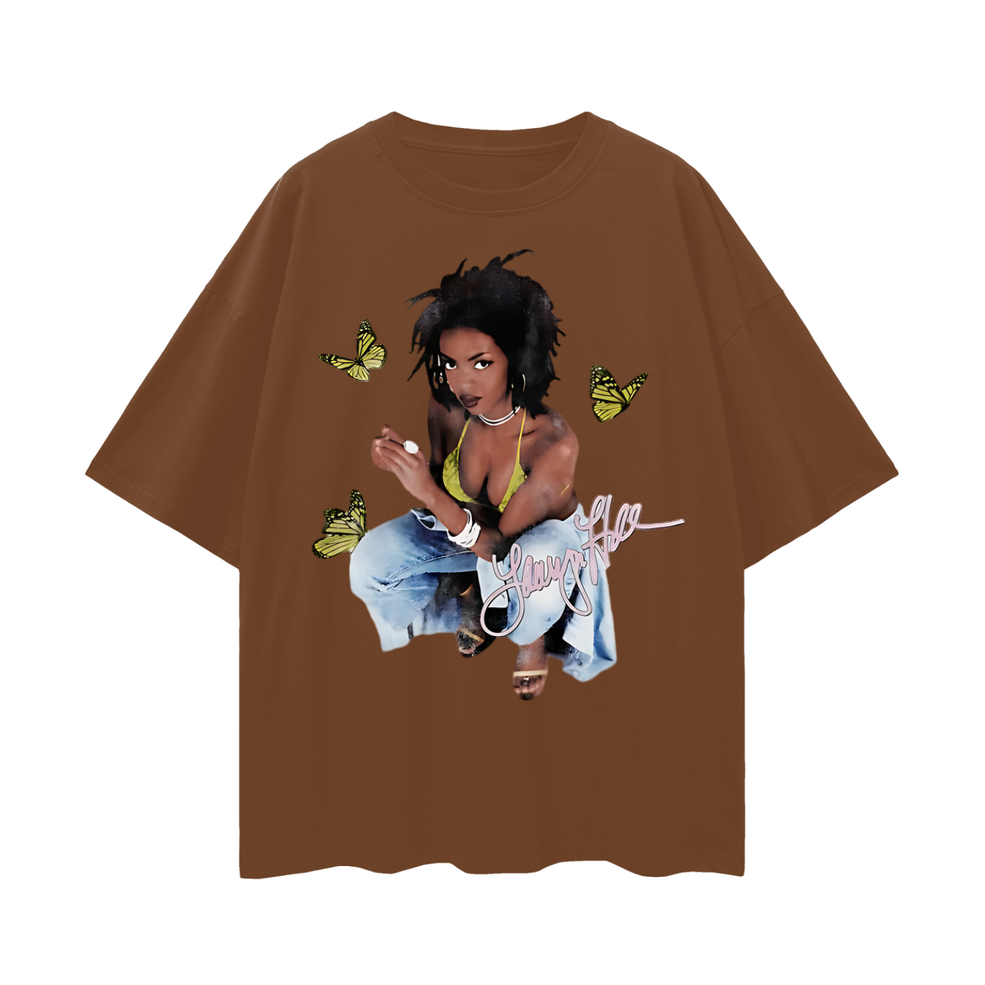 Vintage Like Boot Leg Lauryn Hill 90s Graphic Oversized T Shirt
