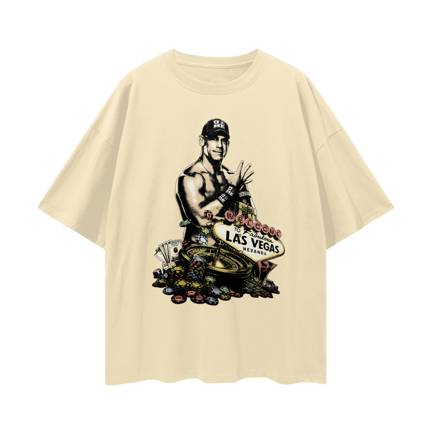 Vintage/Y2K John Cena Las Vegas Graphic T Shirt
