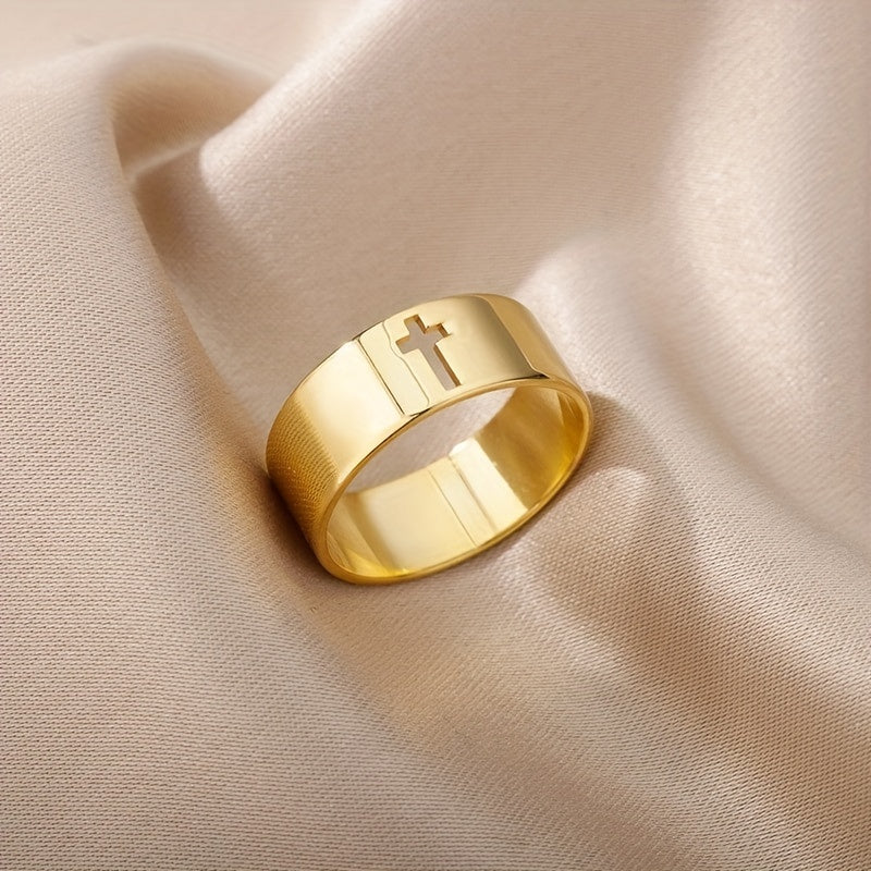 Religious Jesus Cross Ring