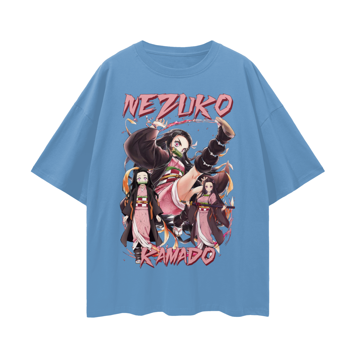 Vintage/Y2K Demon Slayer Anime Nezuko Oversized T Shirt