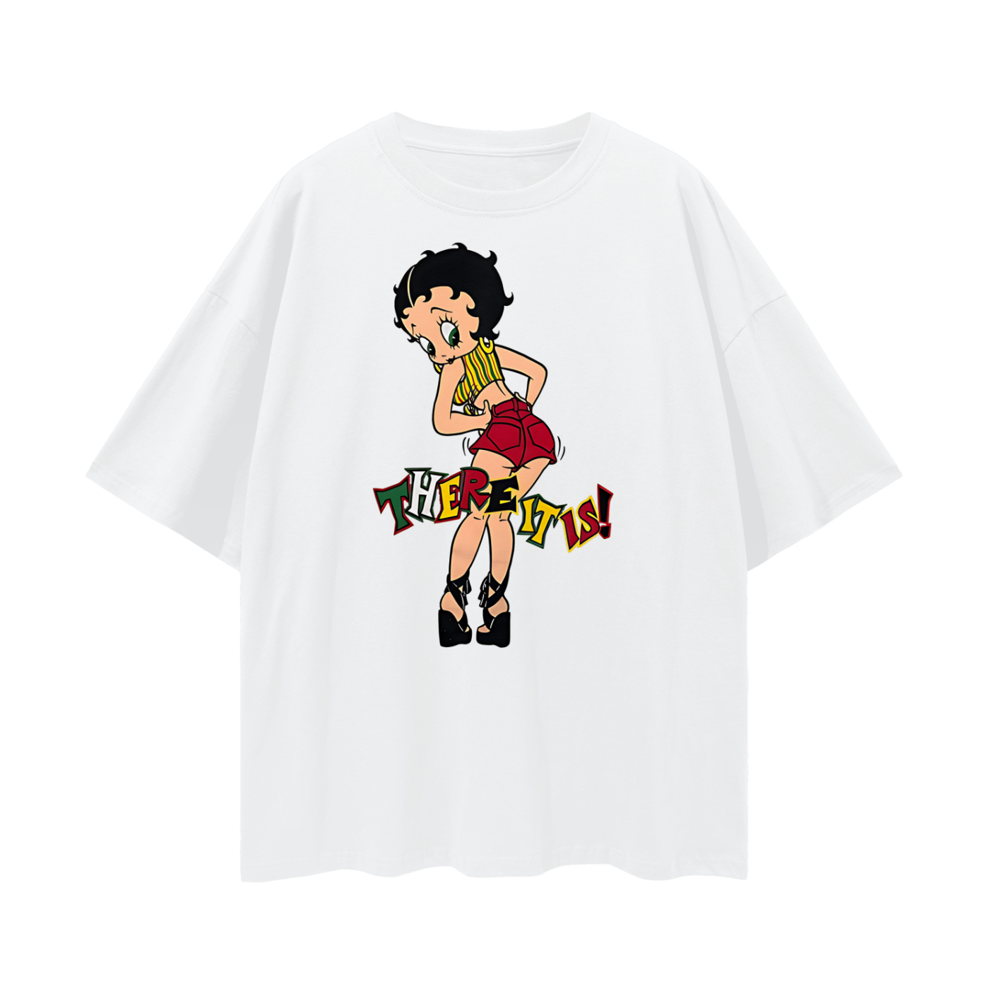 Vintage Like Betty Boop There It Is Oversized T Shirt