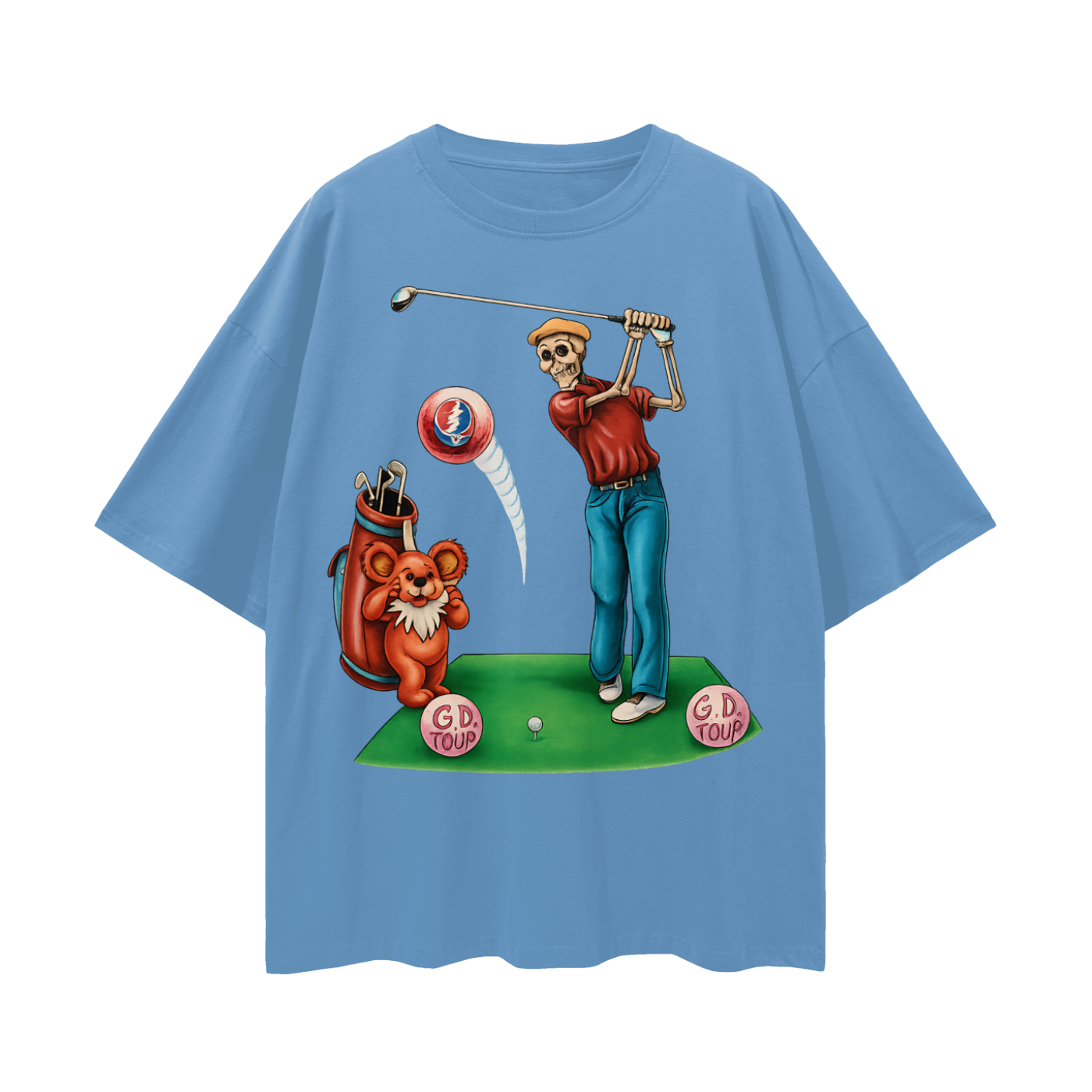Vintage/Y2K Grateful Dead Golfing Oversized T Shirt