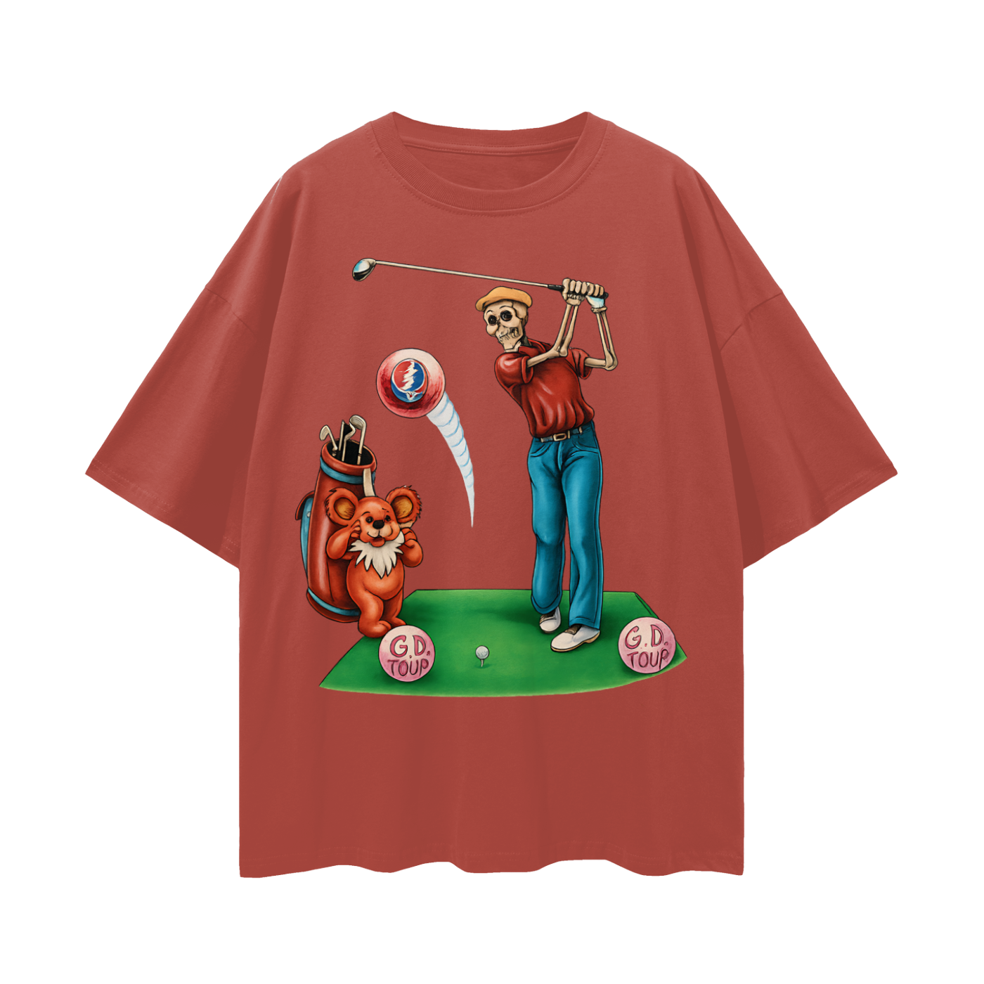 Vintage/Y2K Grateful Dead Golfing Oversized T Shirt