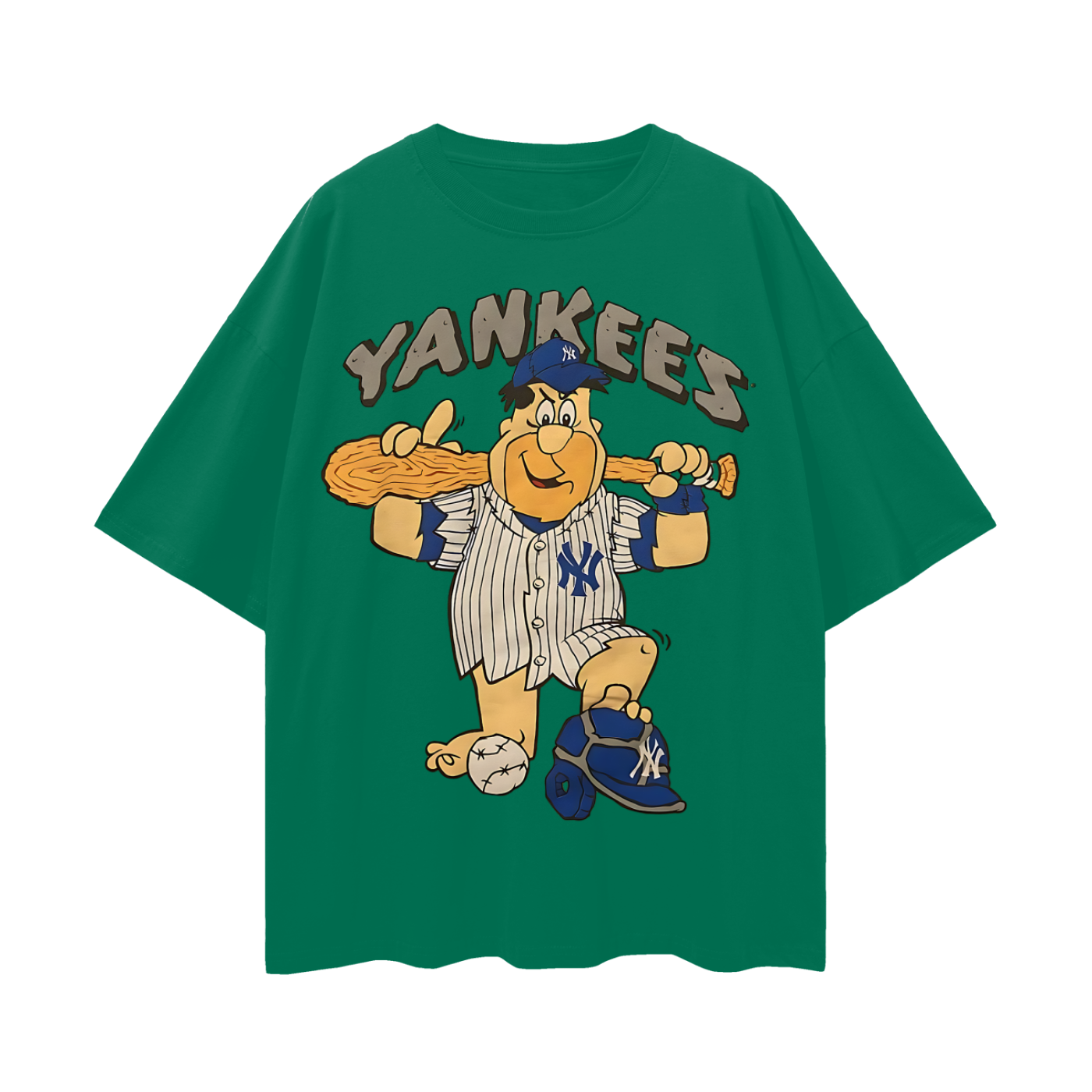 Vintage Like Flintstones Yankees Oversized T Shirt