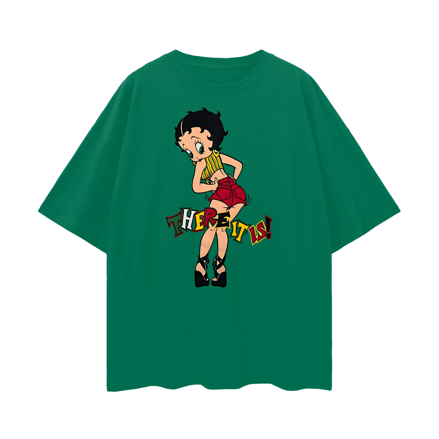 Vintage Like Betty Boop There It Is Oversized T Shirt