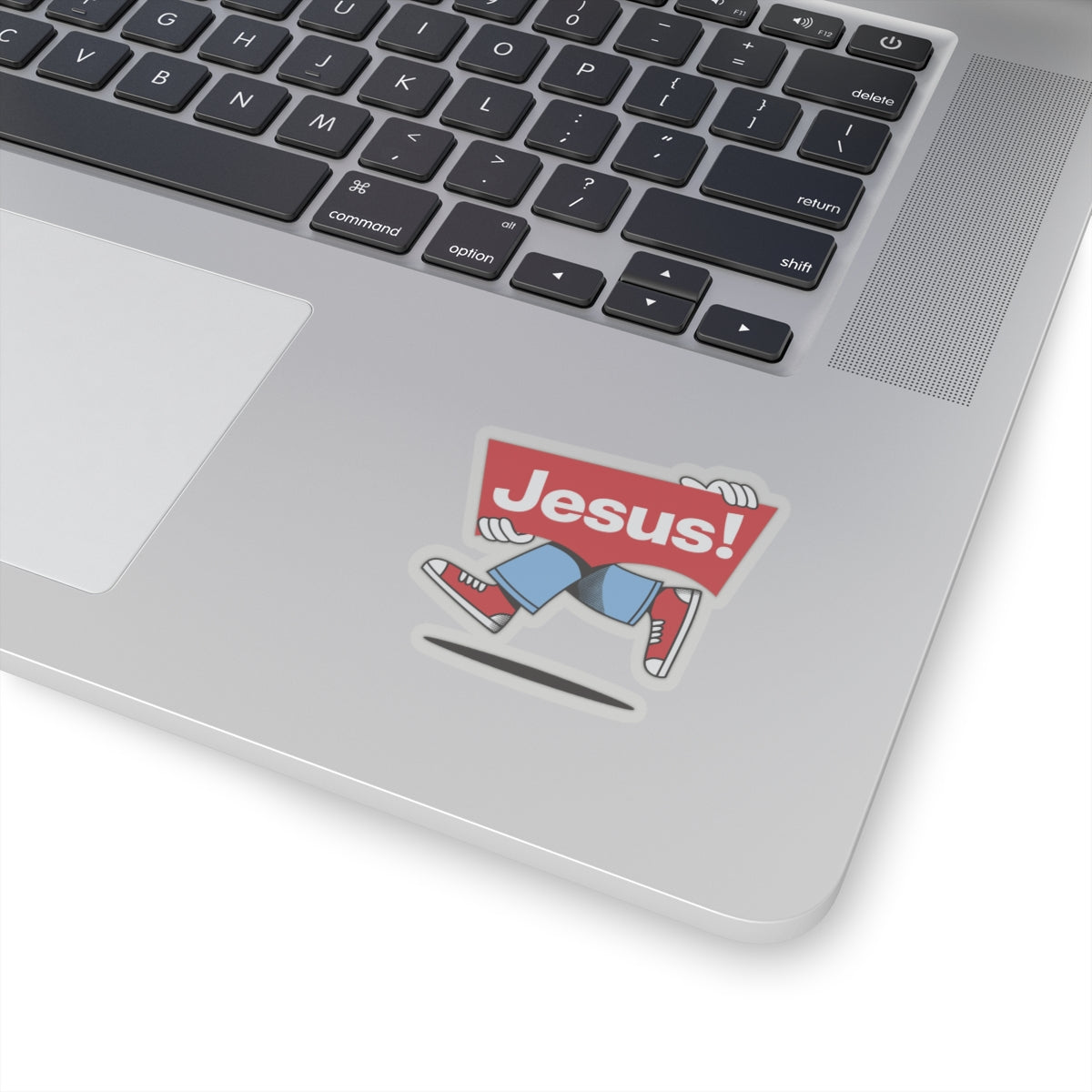 Religious Jesus Vintage Levi's Logo Like Sticker