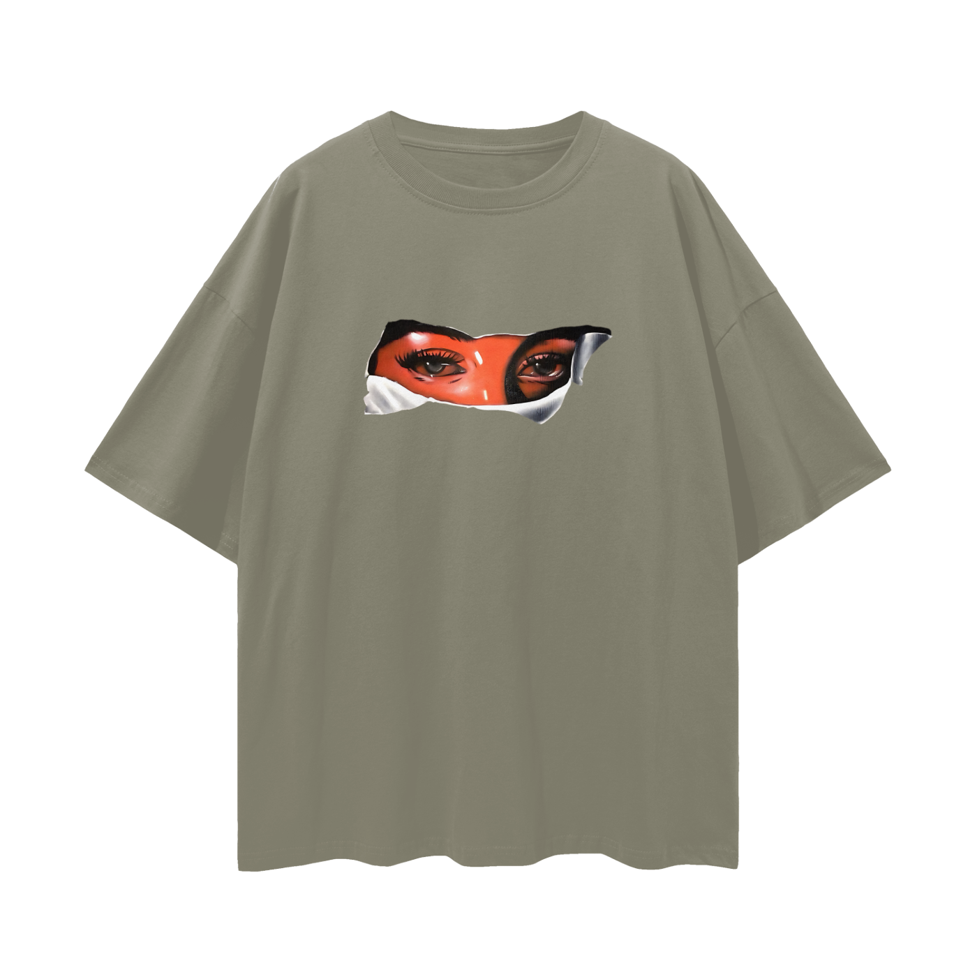 Loving Eyes 90s Vintage Like Graphic Oversized T Shirt