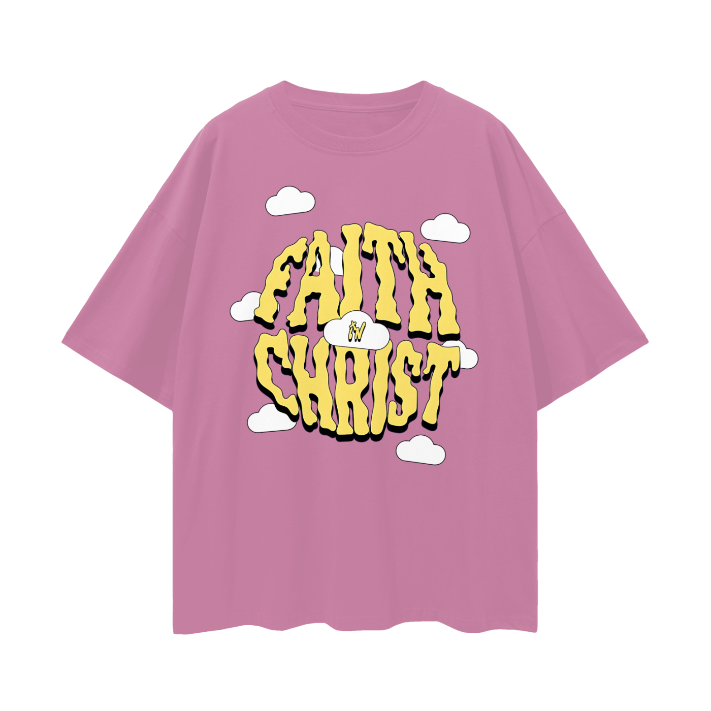 Religious Have Faith In Christ Y2K Vintage Like Graphic Oversized T Shirt