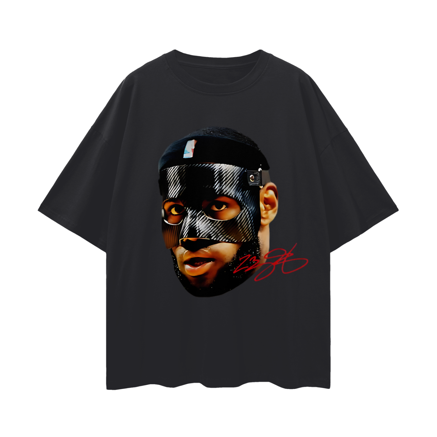 Vintage Like Lebron Mask Oversized T Shirt